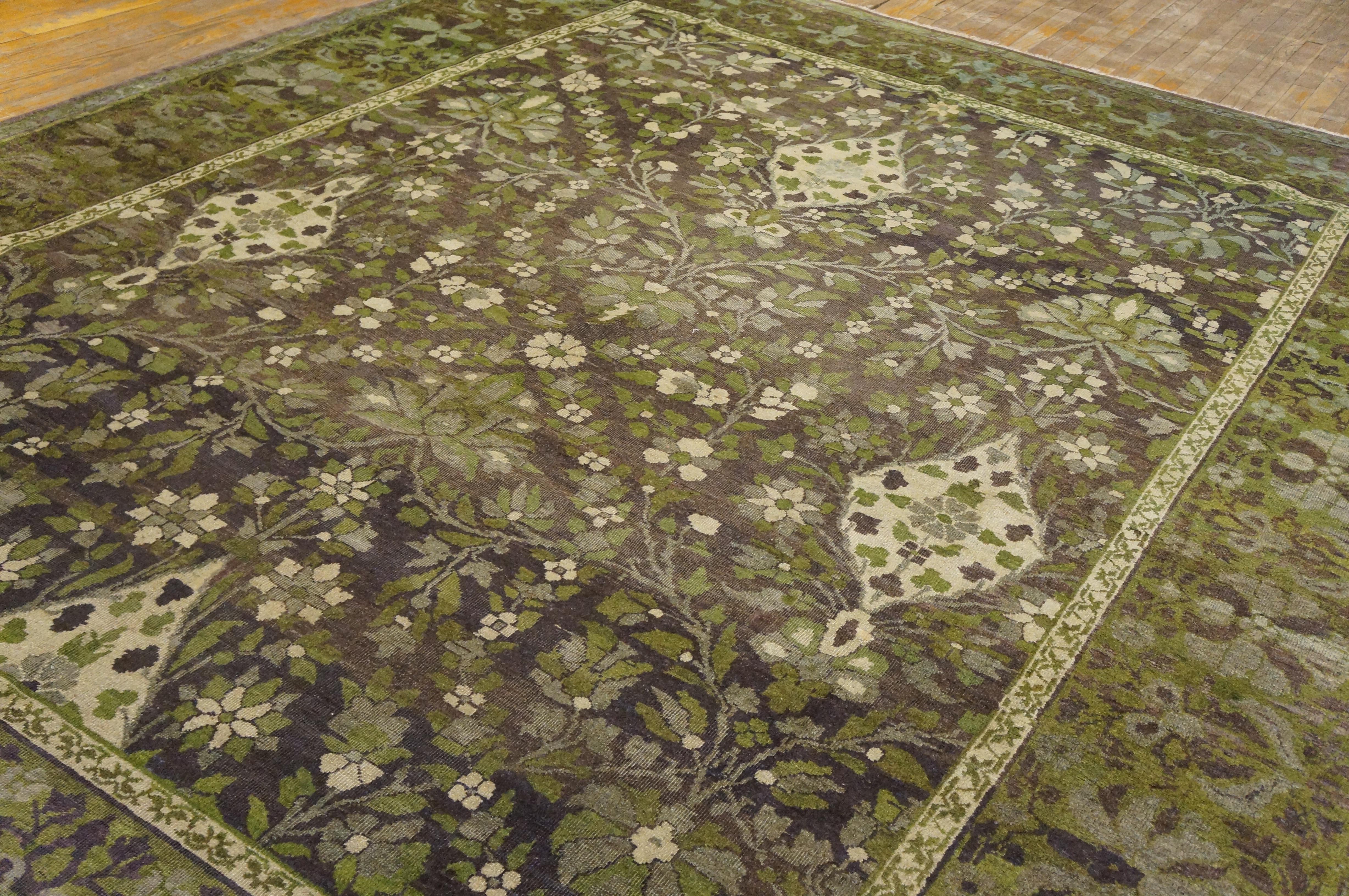 Early 20th Century N. Indian Agra Carpet ( 9'6