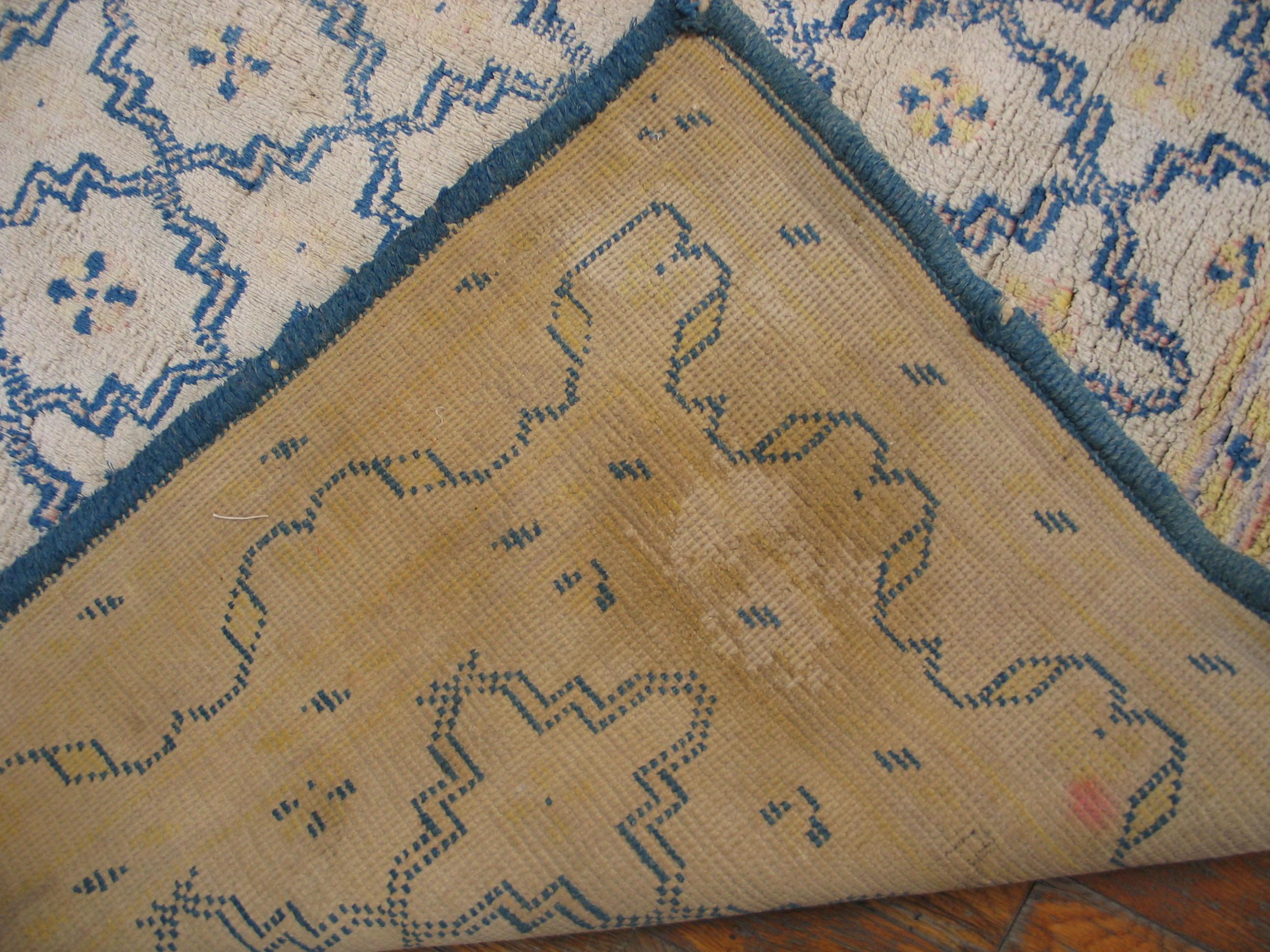 Tappeto in cotone indiano Agra dei primi del Novecento ( 4' x 6'2