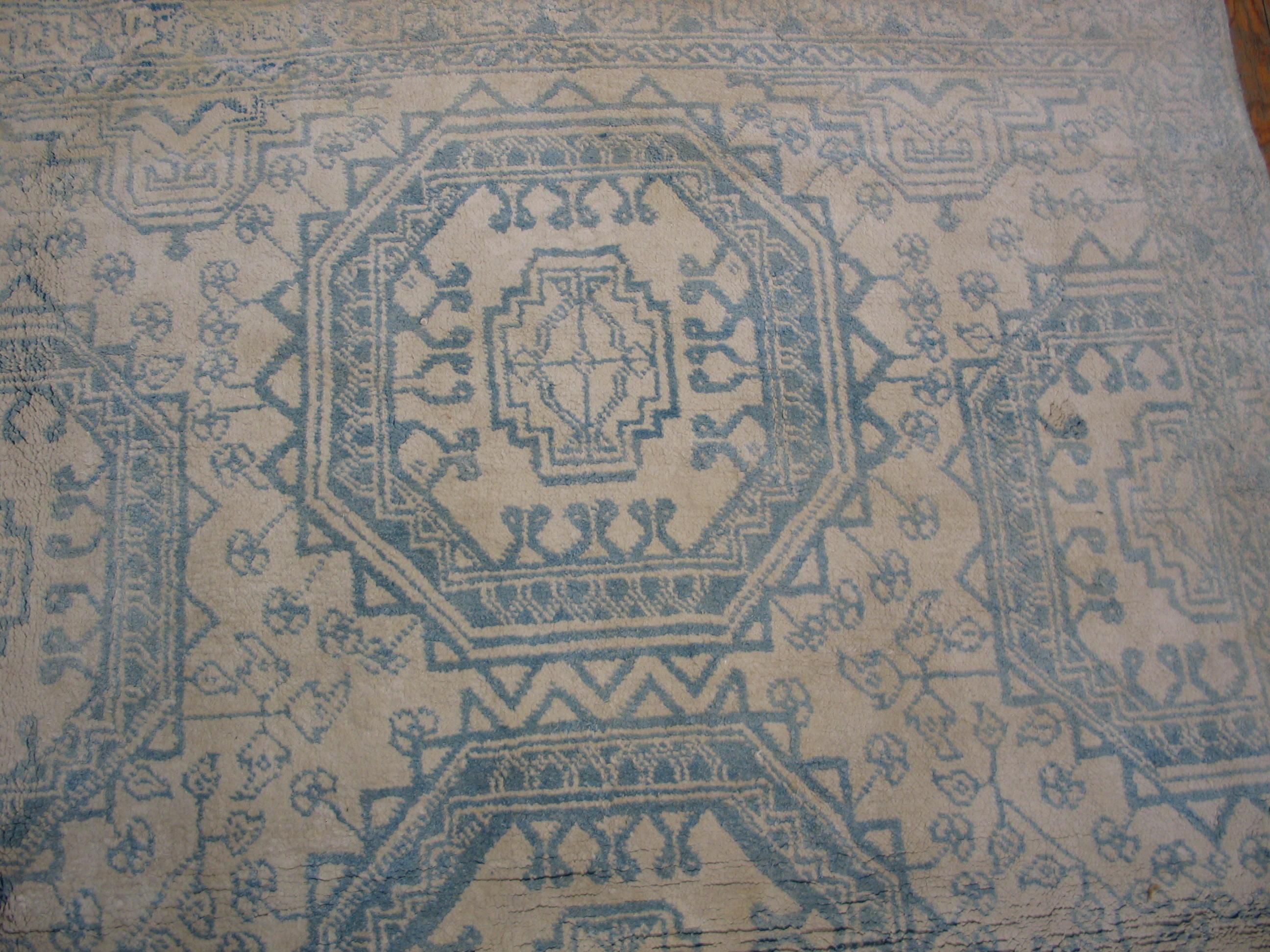 Early 20th Century N. Indian Agra Cotton Carpet ( 4' x 6'8