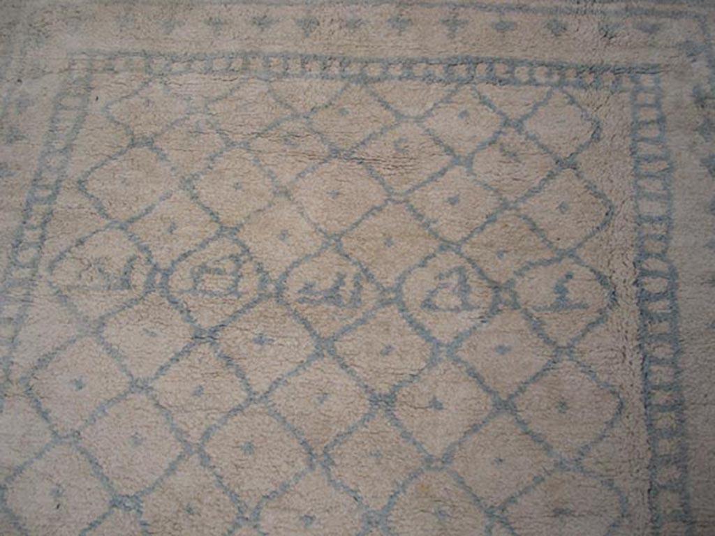 Early 20th Century N. Indian Agra Cotton Carpet ( 4'3