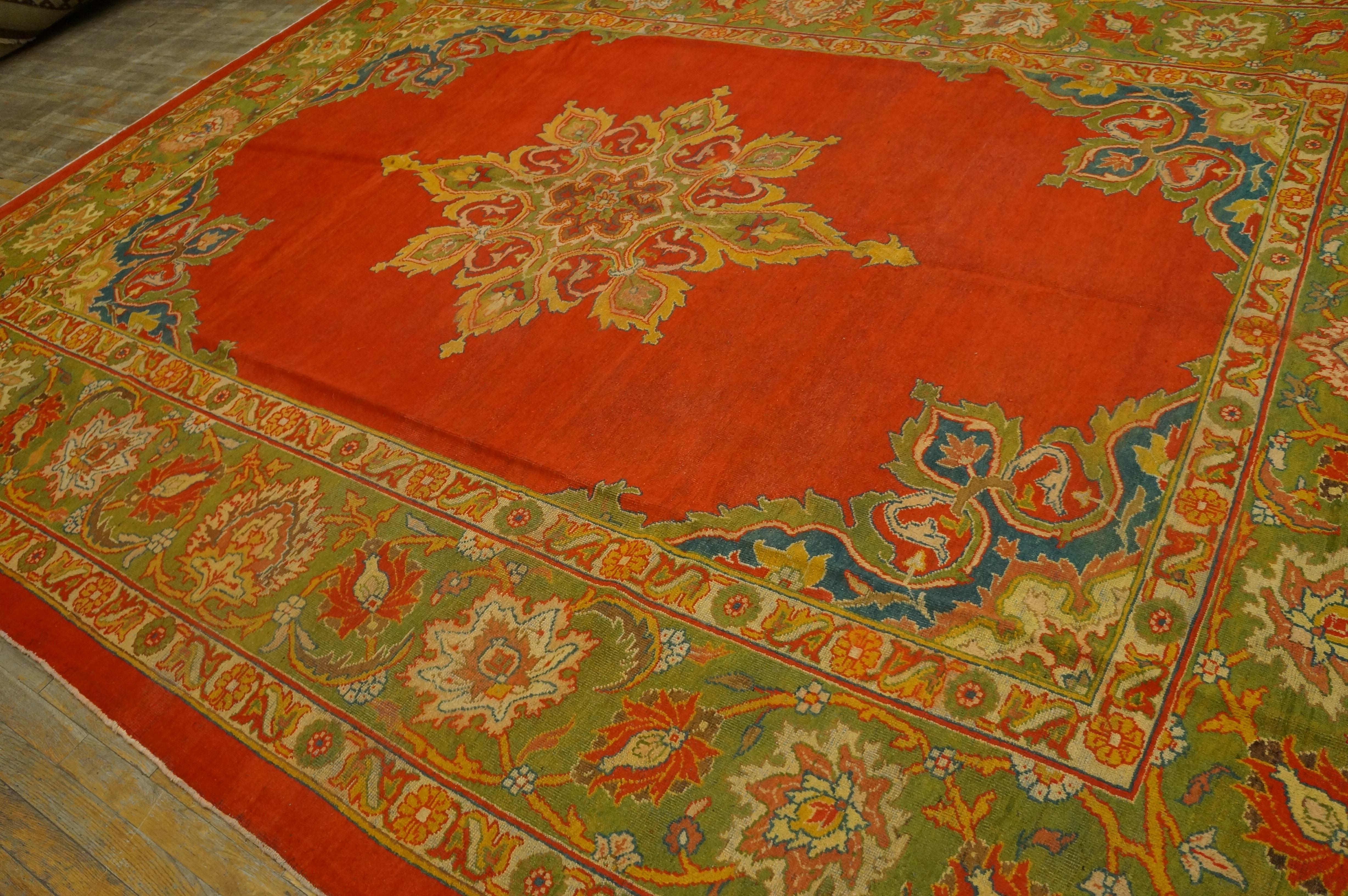 Early 20th Century N. Indian Amritsar Carpet ( 9' x 12' - 275 x 365 ) For Sale 4