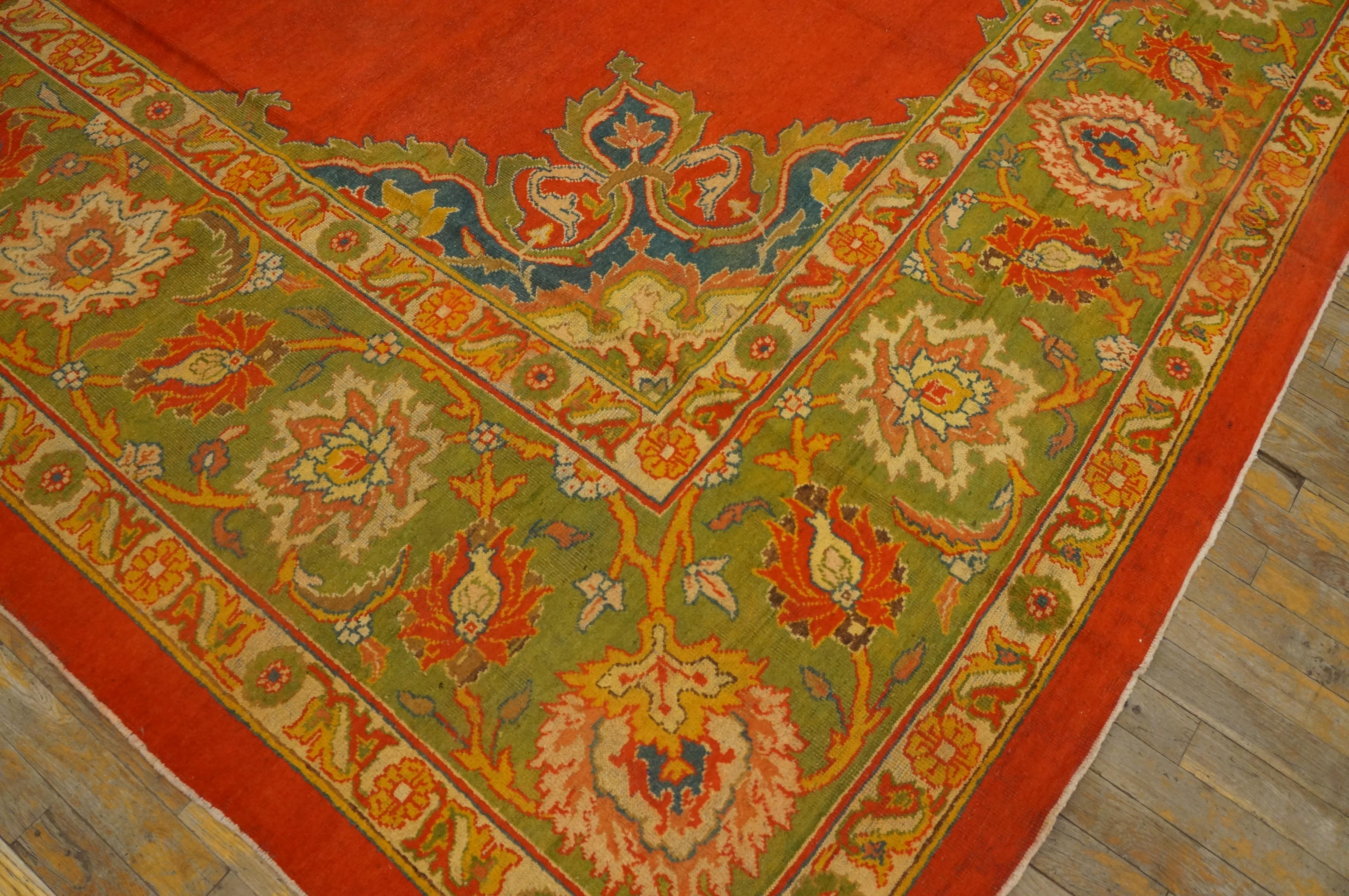 Early 20th Century N. Indian Amritsar Carpet ( 9' x 12' - 275 x 365 ) For Sale 5