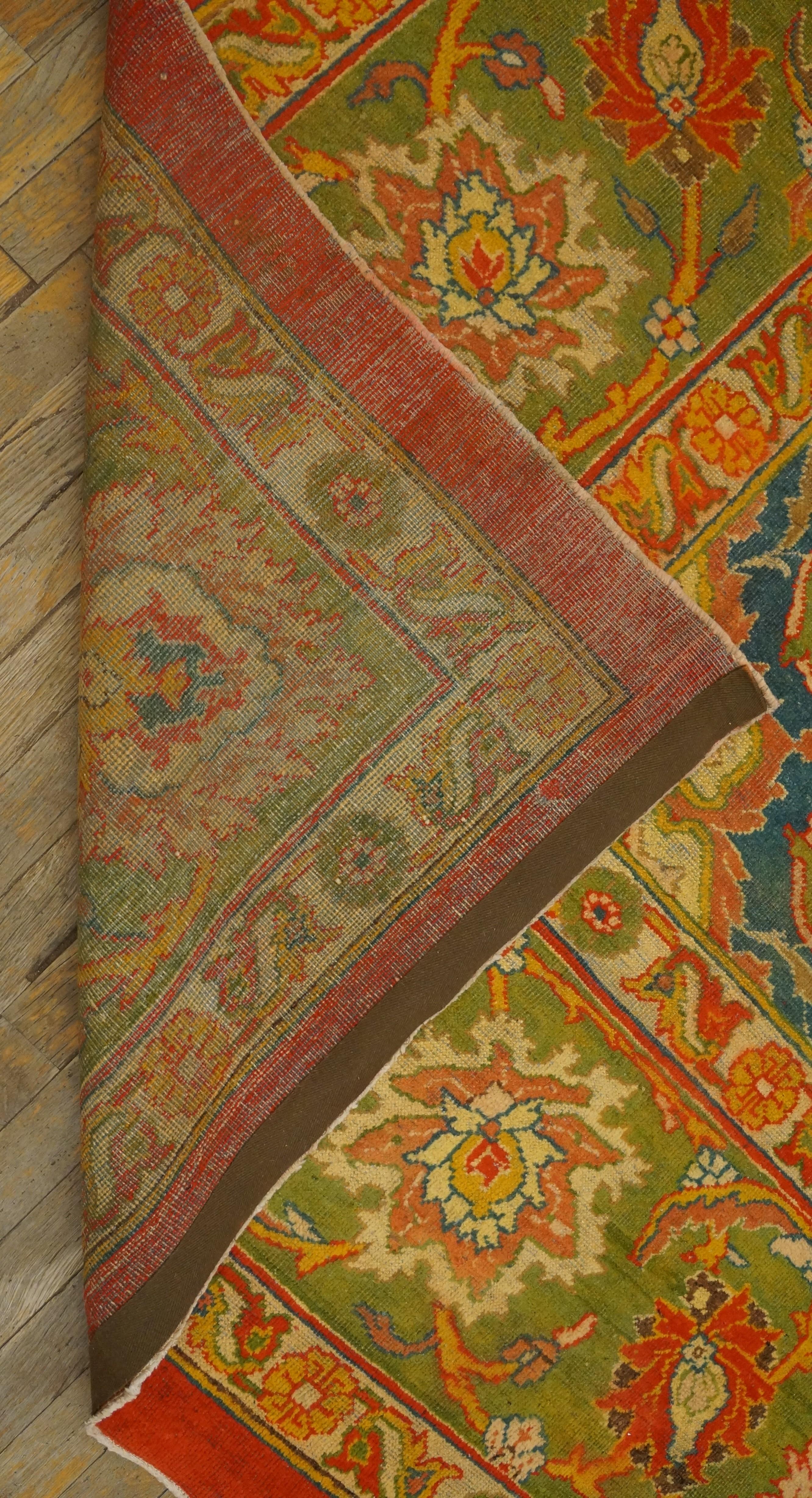 Wool Early 20th Century N. Indian Amritsar Carpet ( 9' x 12' - 275 x 365 ) For Sale
