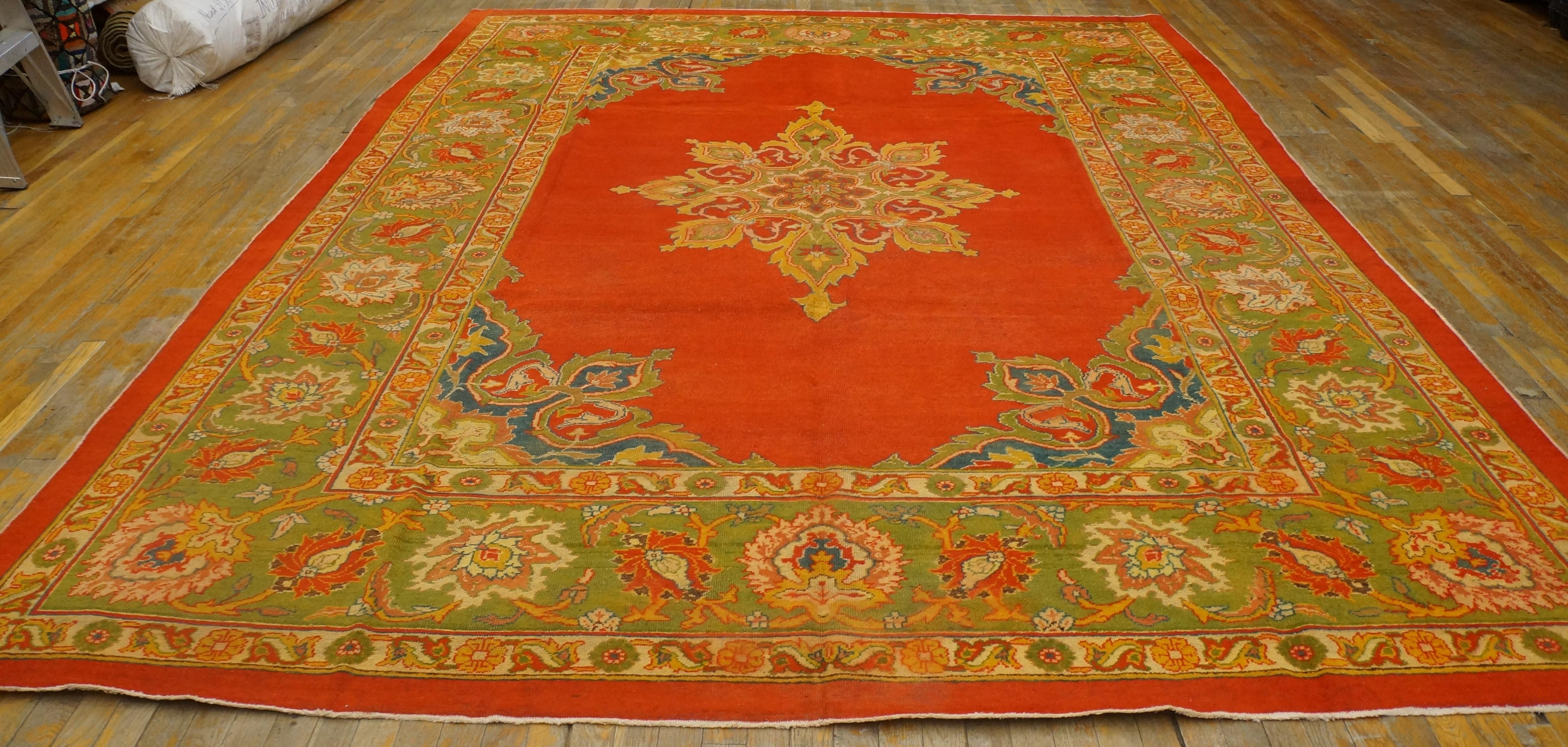 Early 20th Century N. Indian Amritsar Carpet ( 9' x 12' - 275 x 365 ) For Sale 1