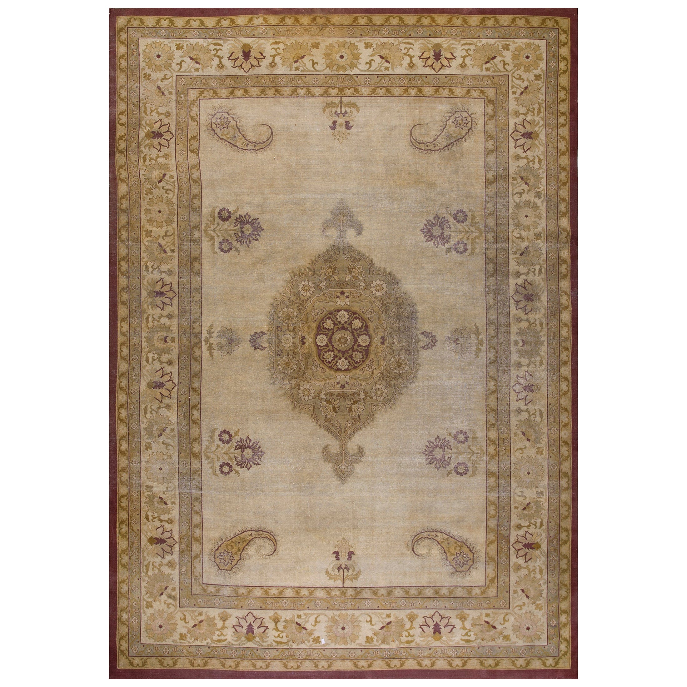 Tapis Amritsar du début du 20e siècle ( 9'6'' x 13'8'' - 290 x 417 )