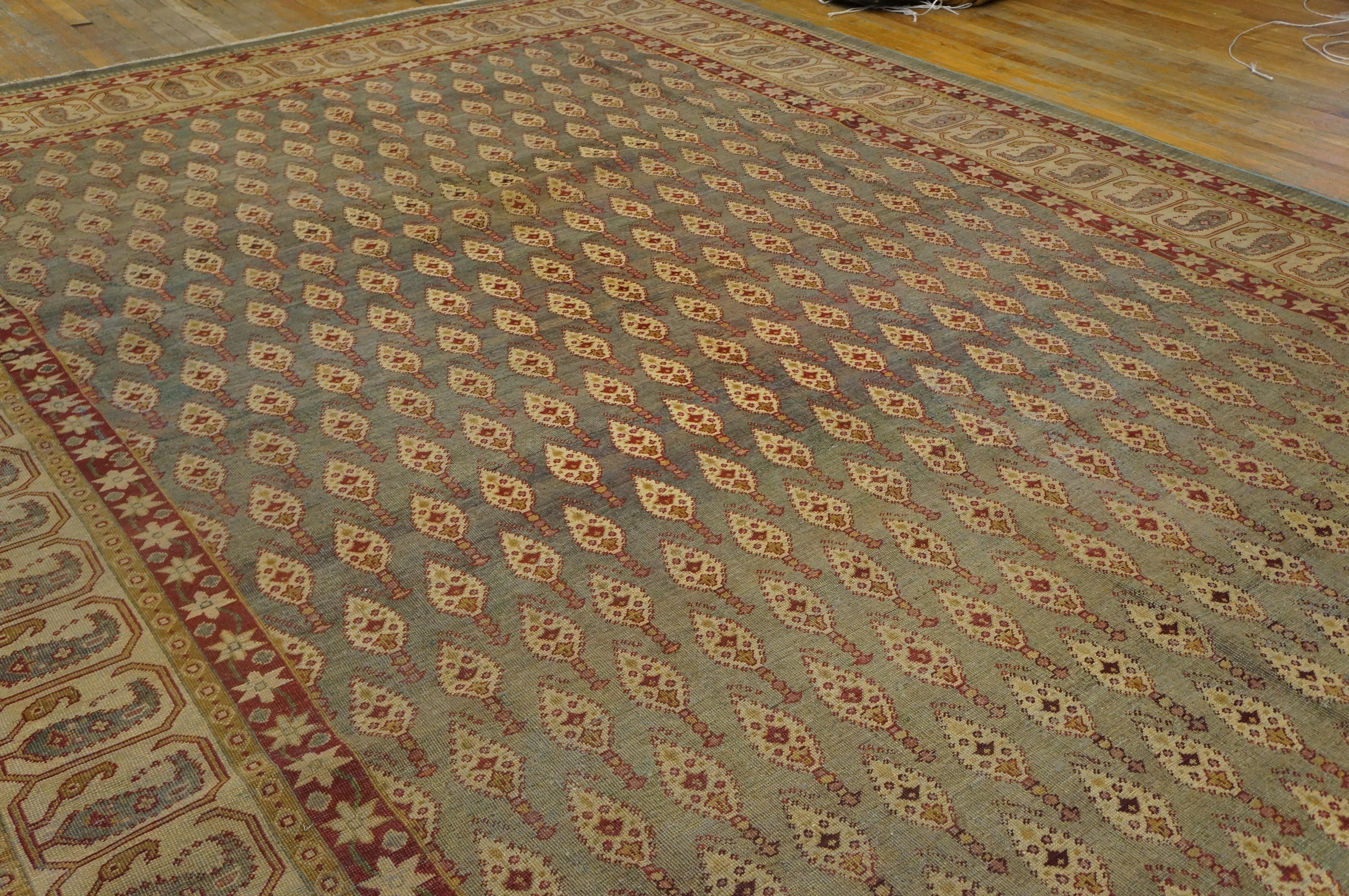 Early 20th Century N. Indian Amritsar Carpet ( 9'9