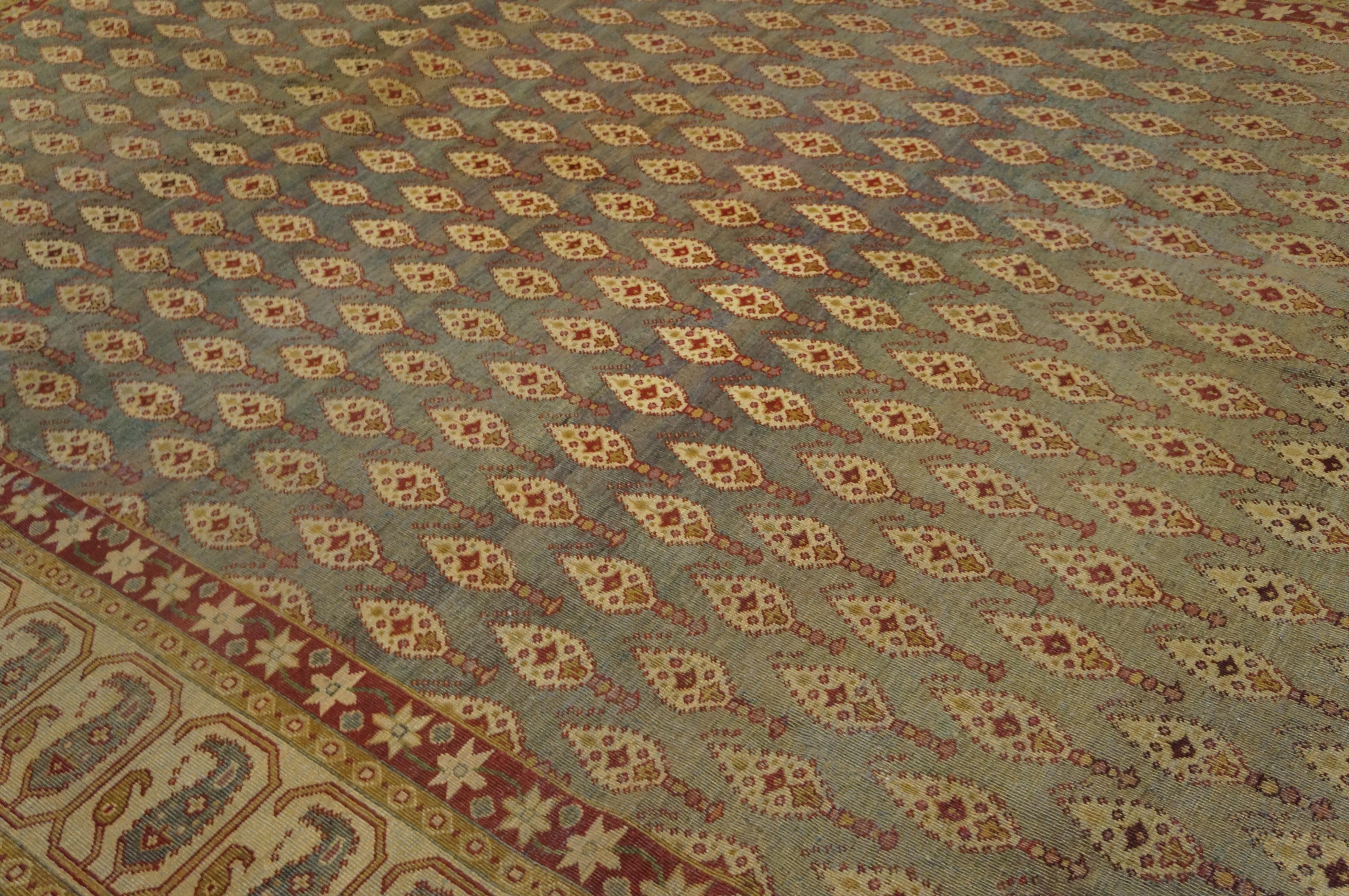 Early 20th Century N. Indian Amritsar Carpet ( 9'9