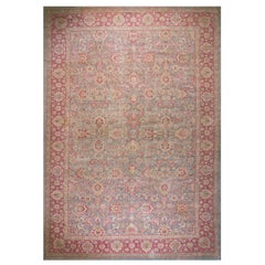 Antique Early 20th Century N. Indian Lahore Carpet ( 13'10" x 20'8" - 422 x 630 )