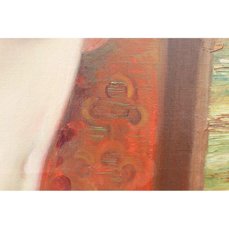 Peinture à l'huile sur toile - Femme nue du début du XXe siècle en vente 6