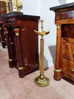 Early 20th Century Napoleon III Brass and Iron French Ashtray