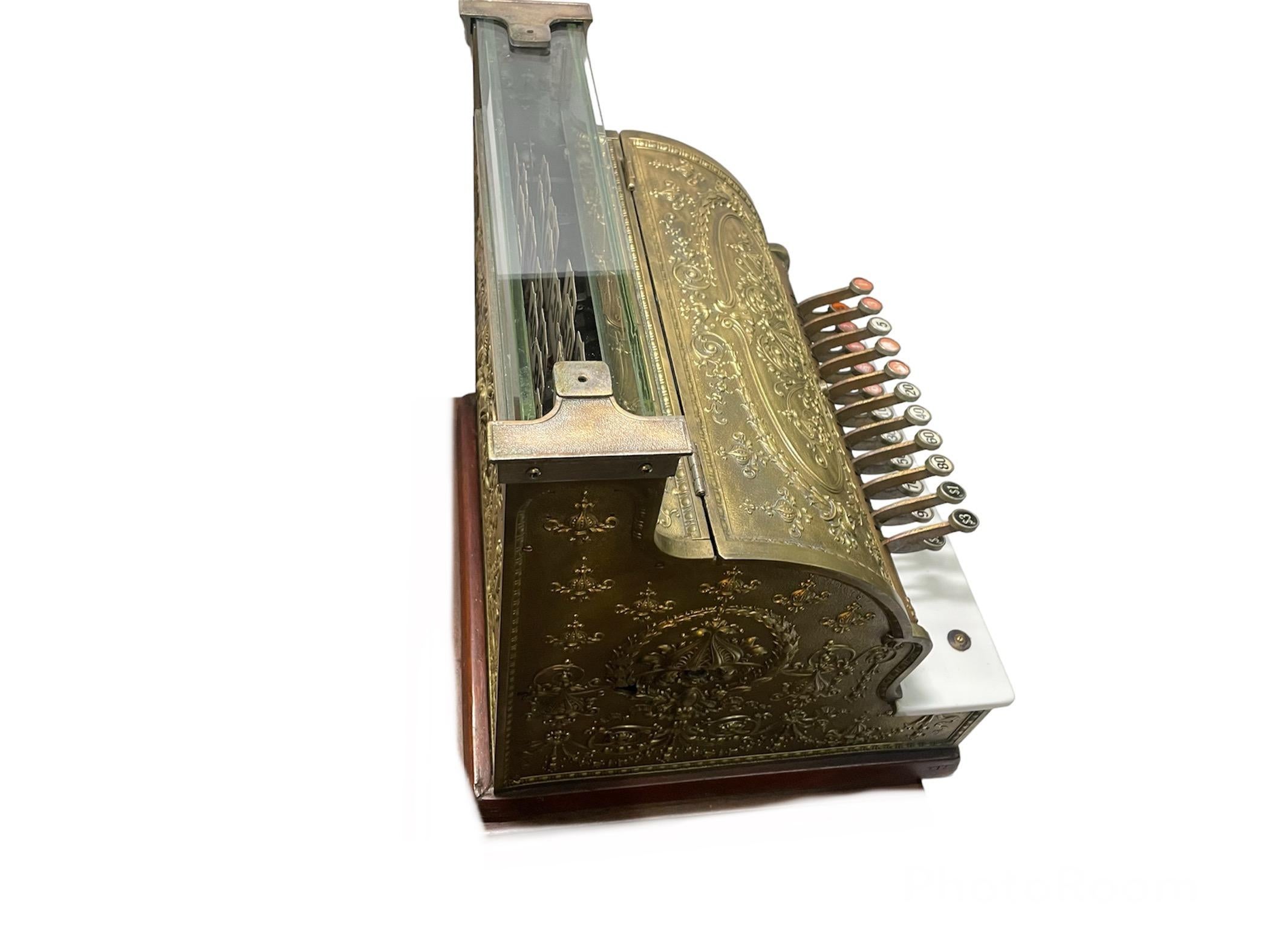 Brass Early 20th Century National Cash Register