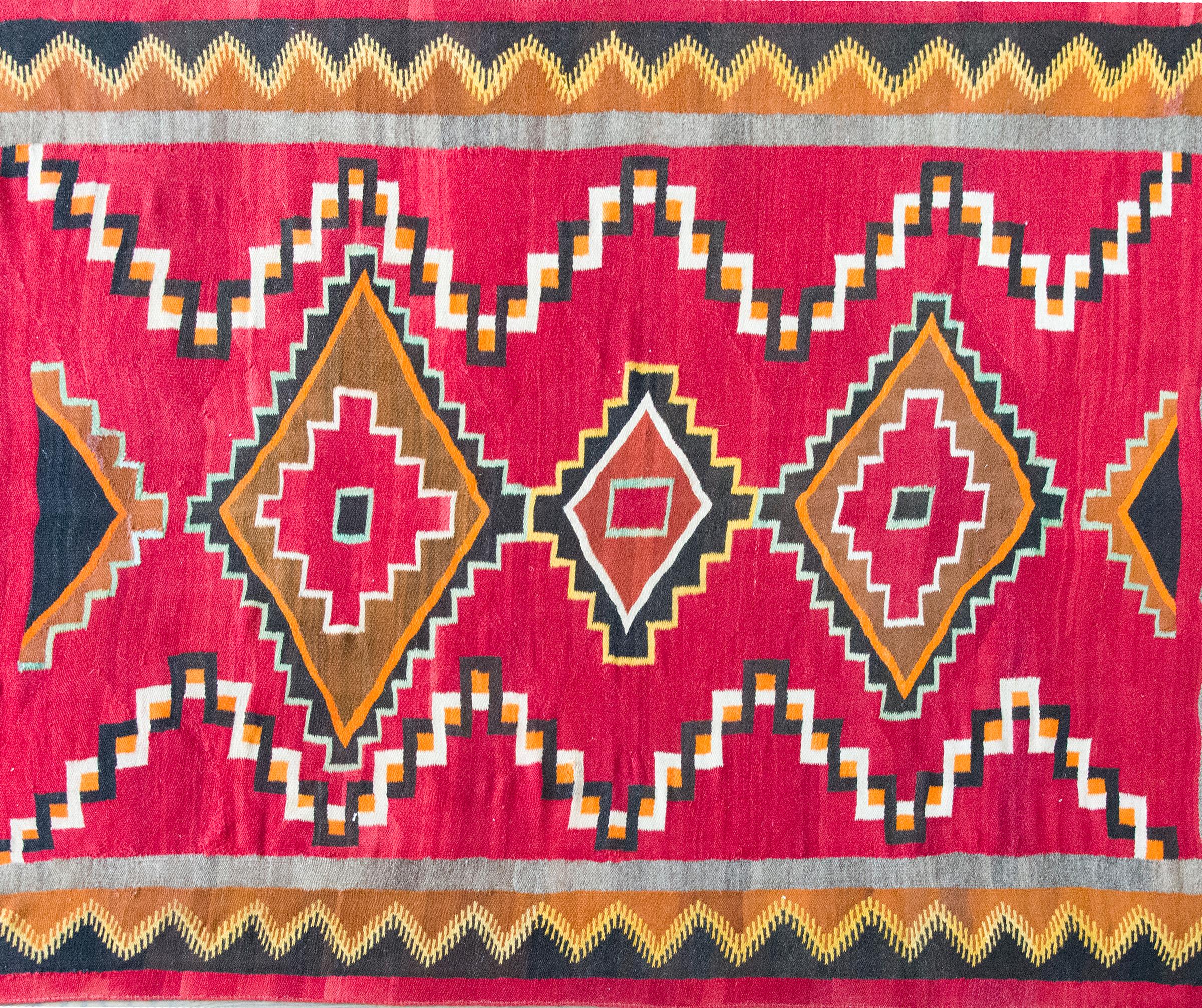 Arte popolare Tappeto Navajo dei primi del Novecento in vendita