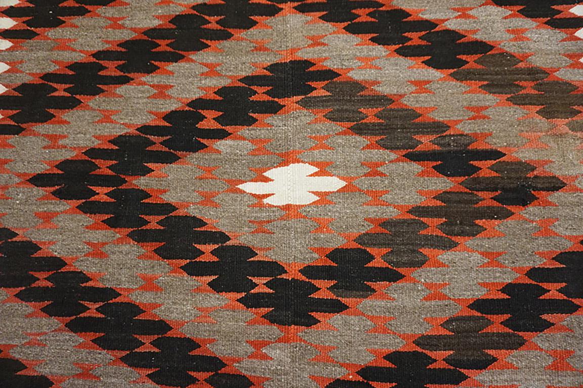 Wool Early 20th Century Navajo Rio Grande Carpet ( 4'6