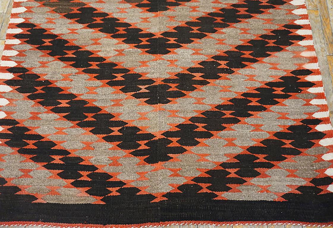 Early 20th Century Navajo Rio Grande Carpet ( 4'6