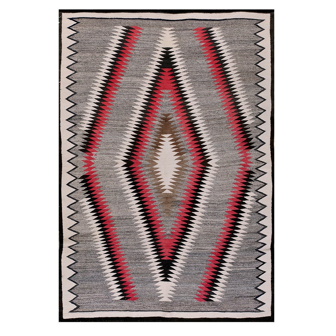 Tappeto Navajo americano dei primi del '900 ( 4'6'' x 6'8'' - 137 x 203 )