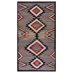 Tapis Navajo américain du début du XXe siècle (5''6 x 9''9 - 168 x 298)
