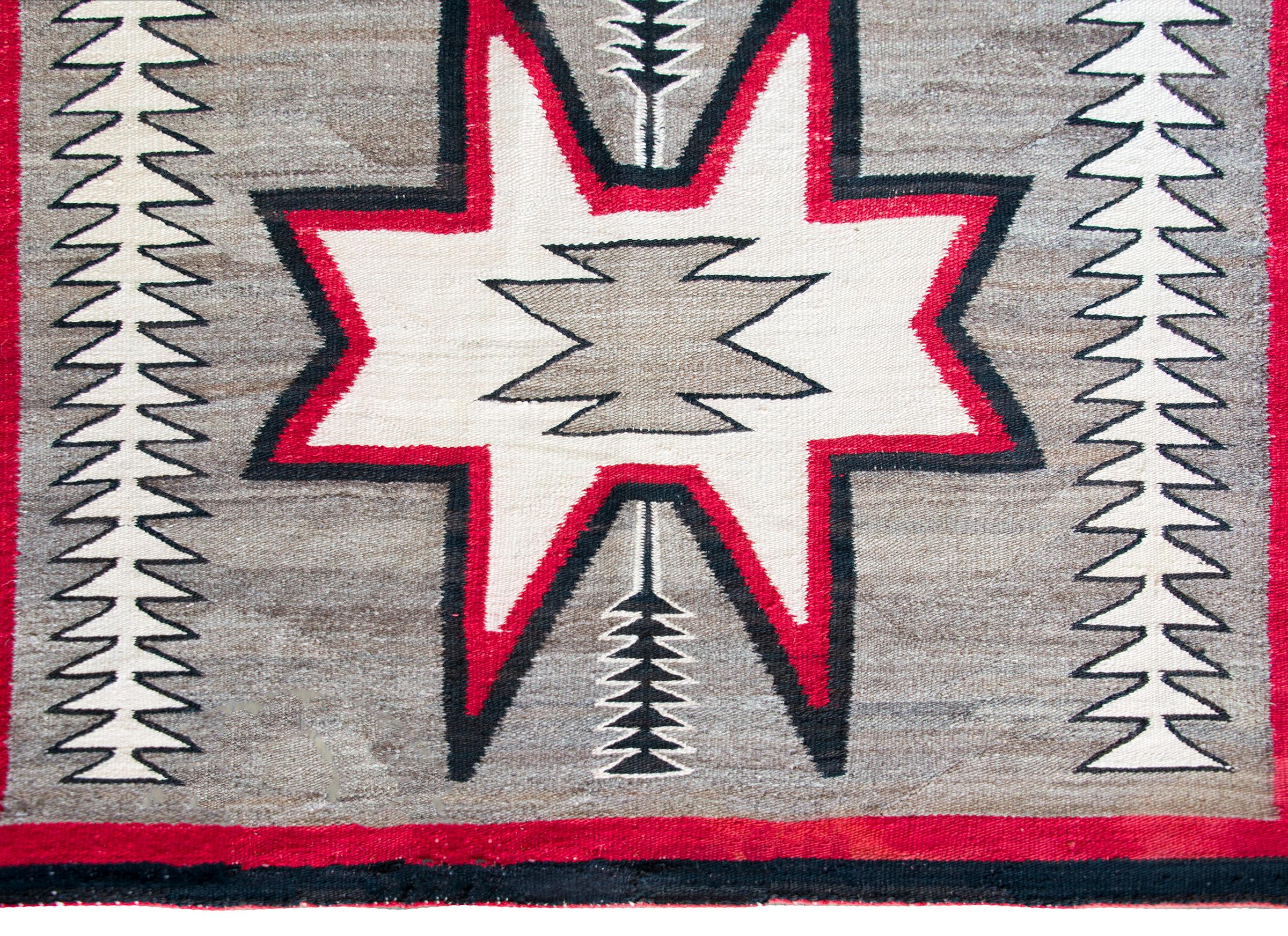 Early 20th Century Navajo Rug For Sale 3