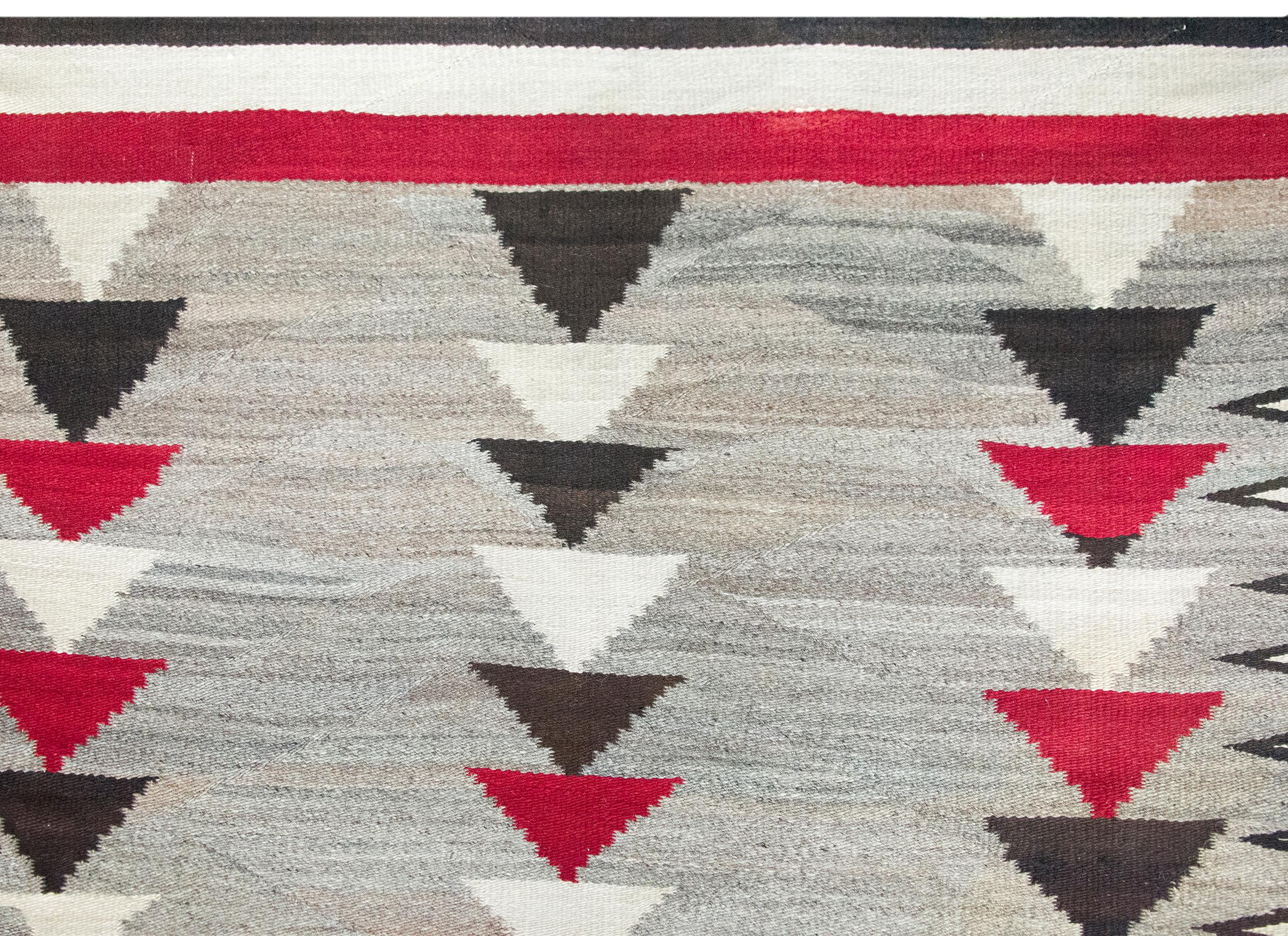 Early 20th Century Navajo Rug For Sale 3
