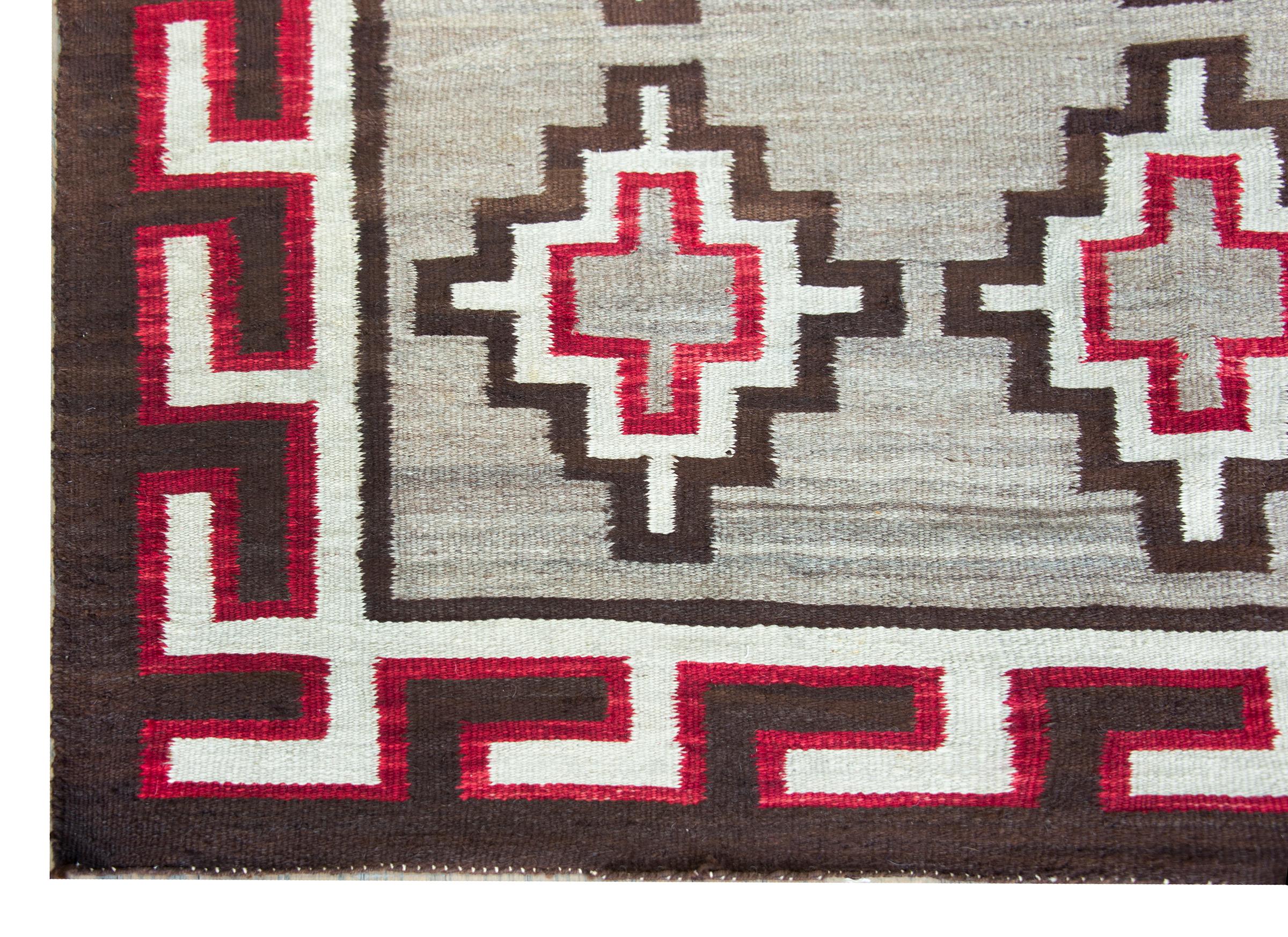 Early 20th Century Navajo Rug For Sale 3