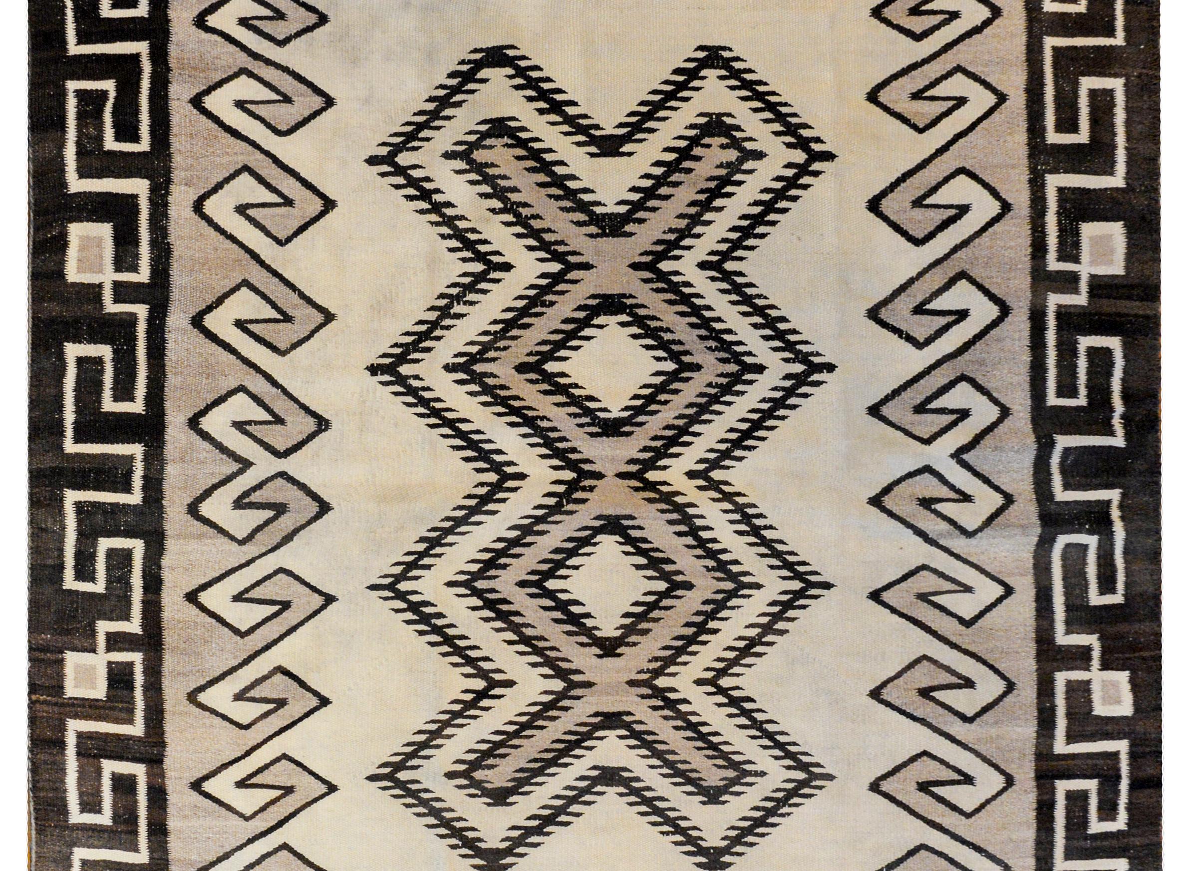 Kilim Tapis Navajo du début du XXe siècle en vente