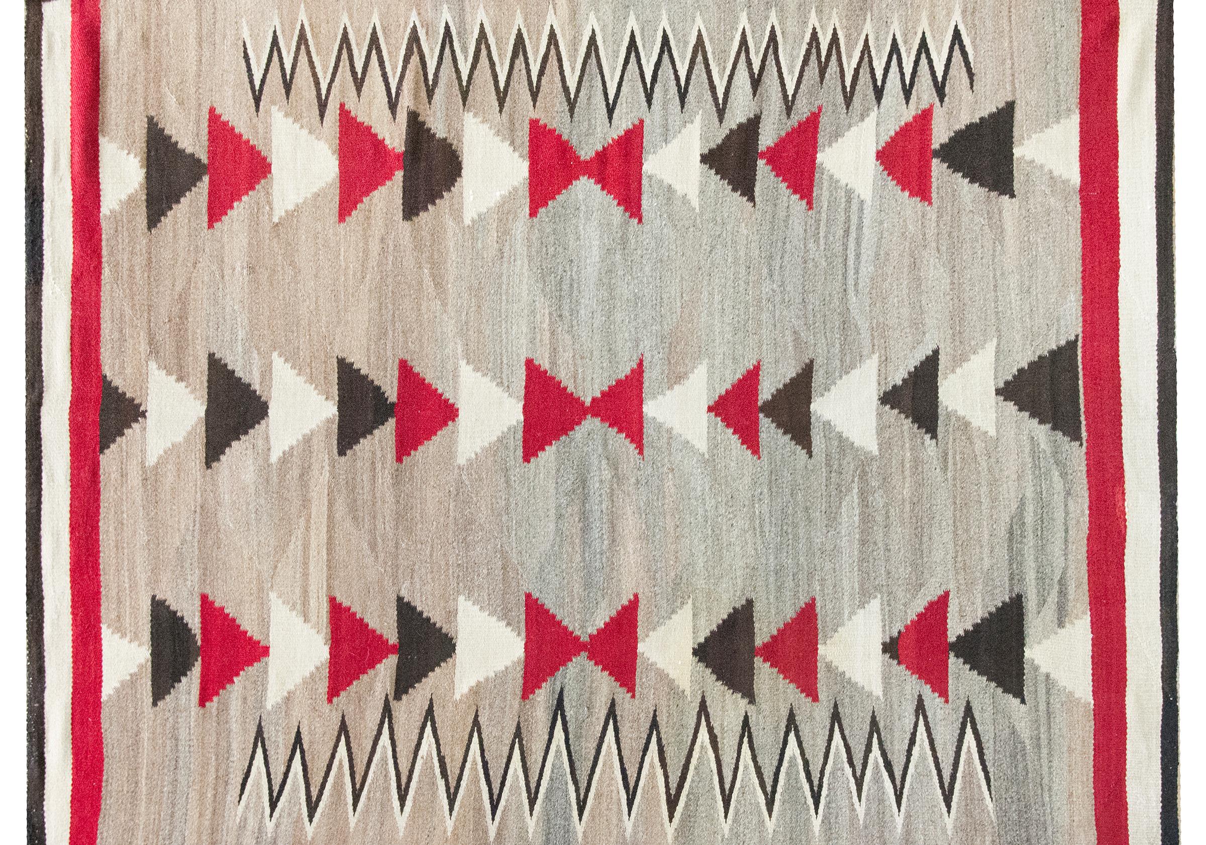 Folk Art Early 20th Century Navajo Rug For Sale