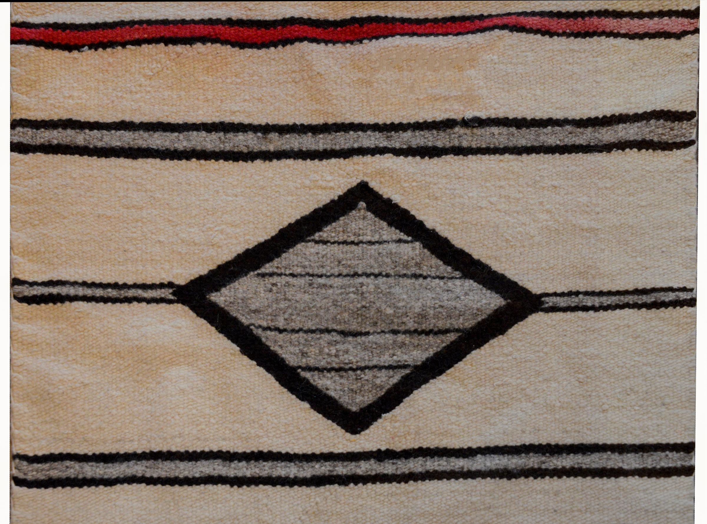 Mid-20th Century Early 20th Century Navajo Rug