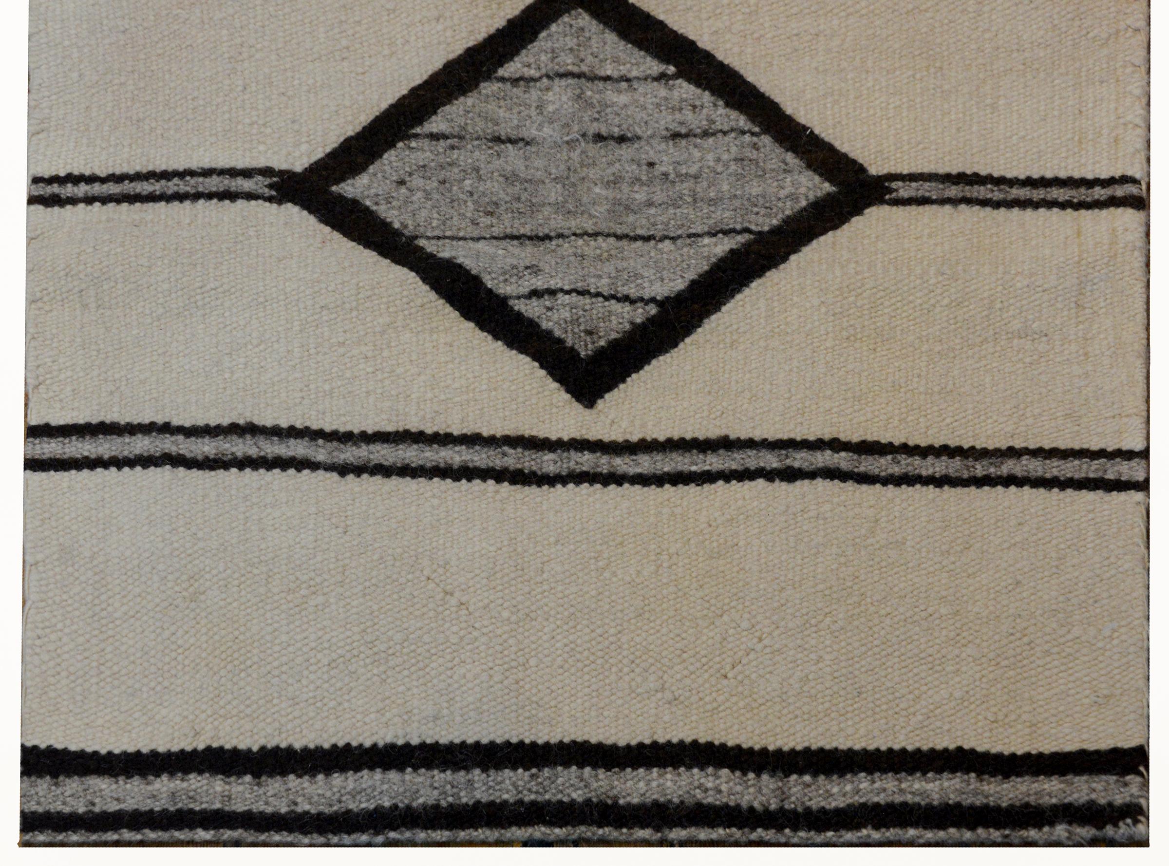 Wool Early 20th Century Navajo Rug