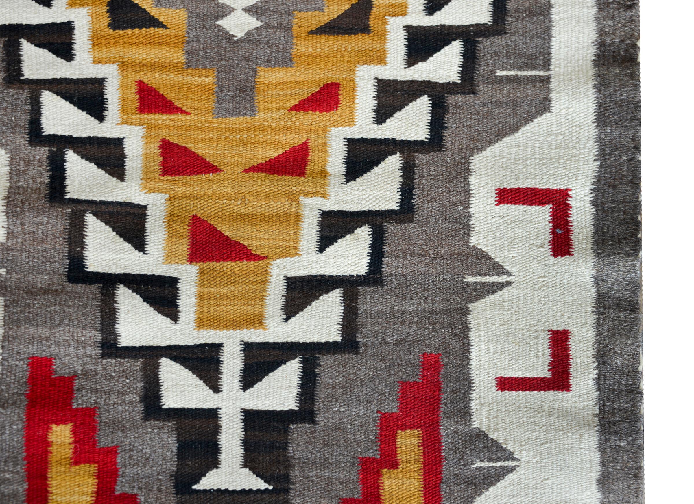 Mid-20th Century Early 20th Century Navajo Rug For Sale