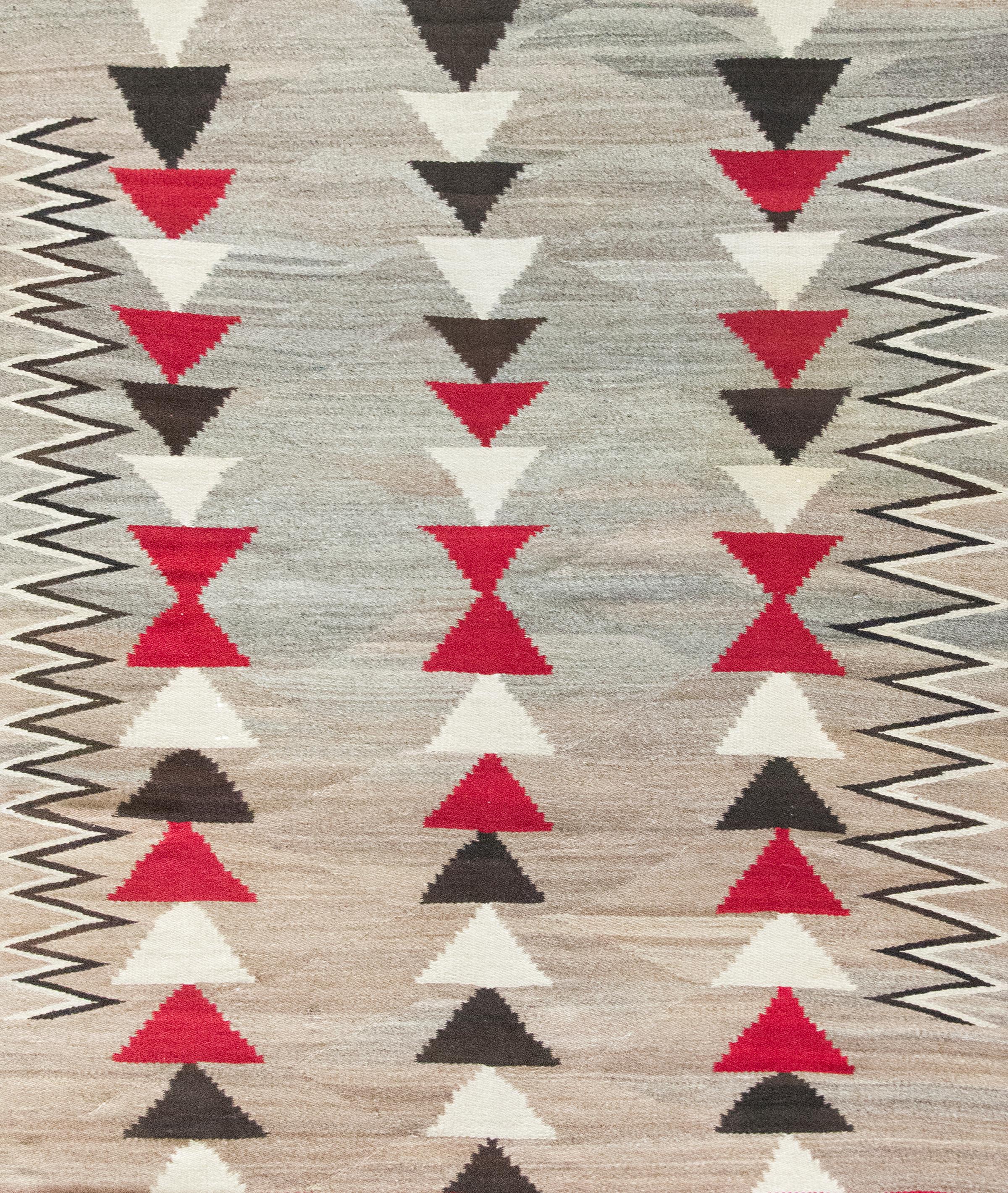 Wool Early 20th Century Navajo Rug For Sale
