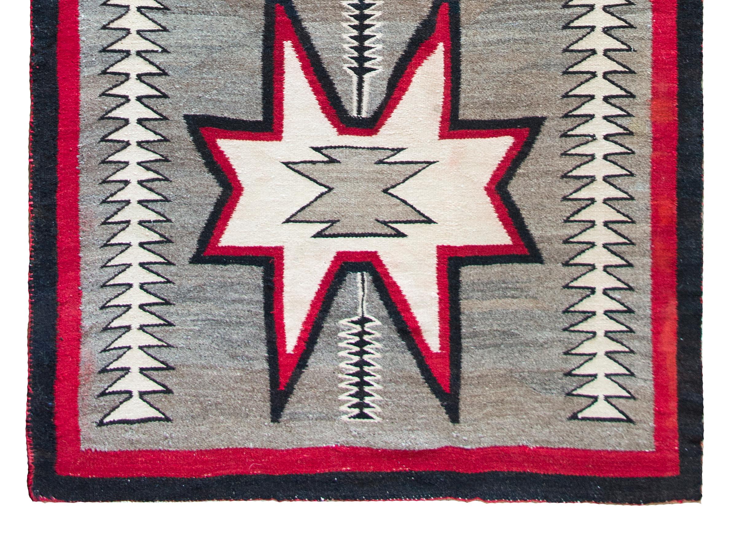 Early 20th Century Navajo Rug For Sale 1
