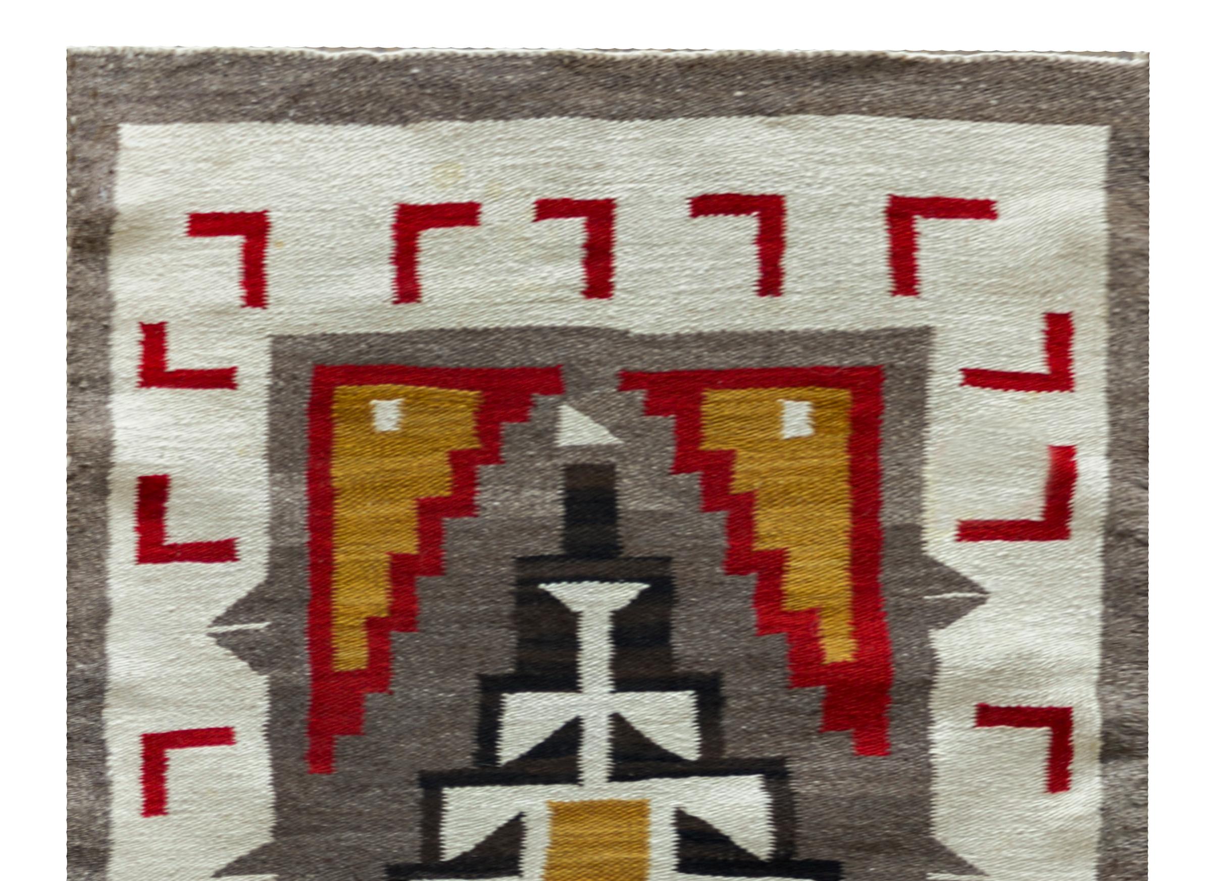 Early 20th Century Navajo Rug For Sale 2