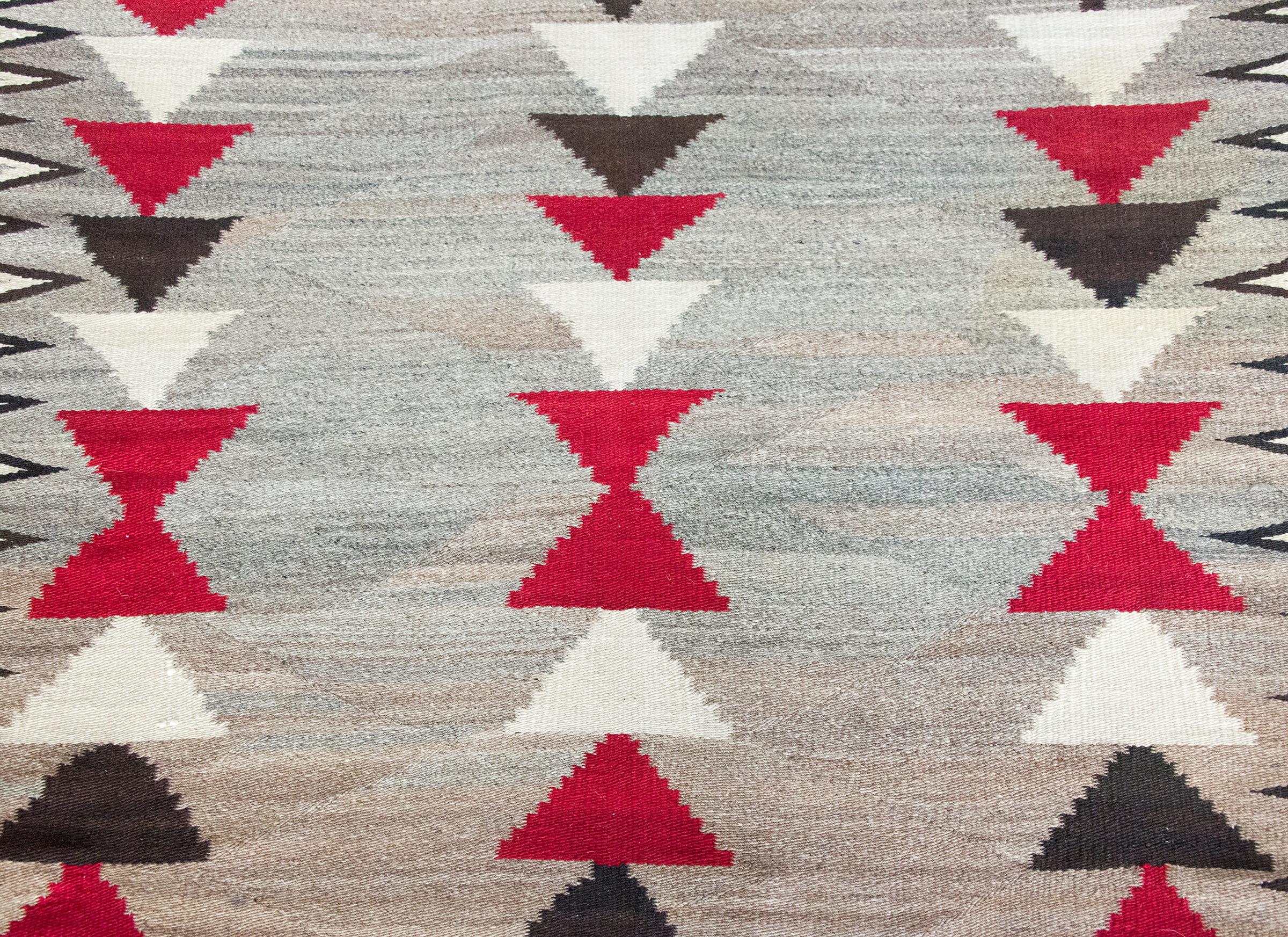Early 20th Century Navajo Rug For Sale 2