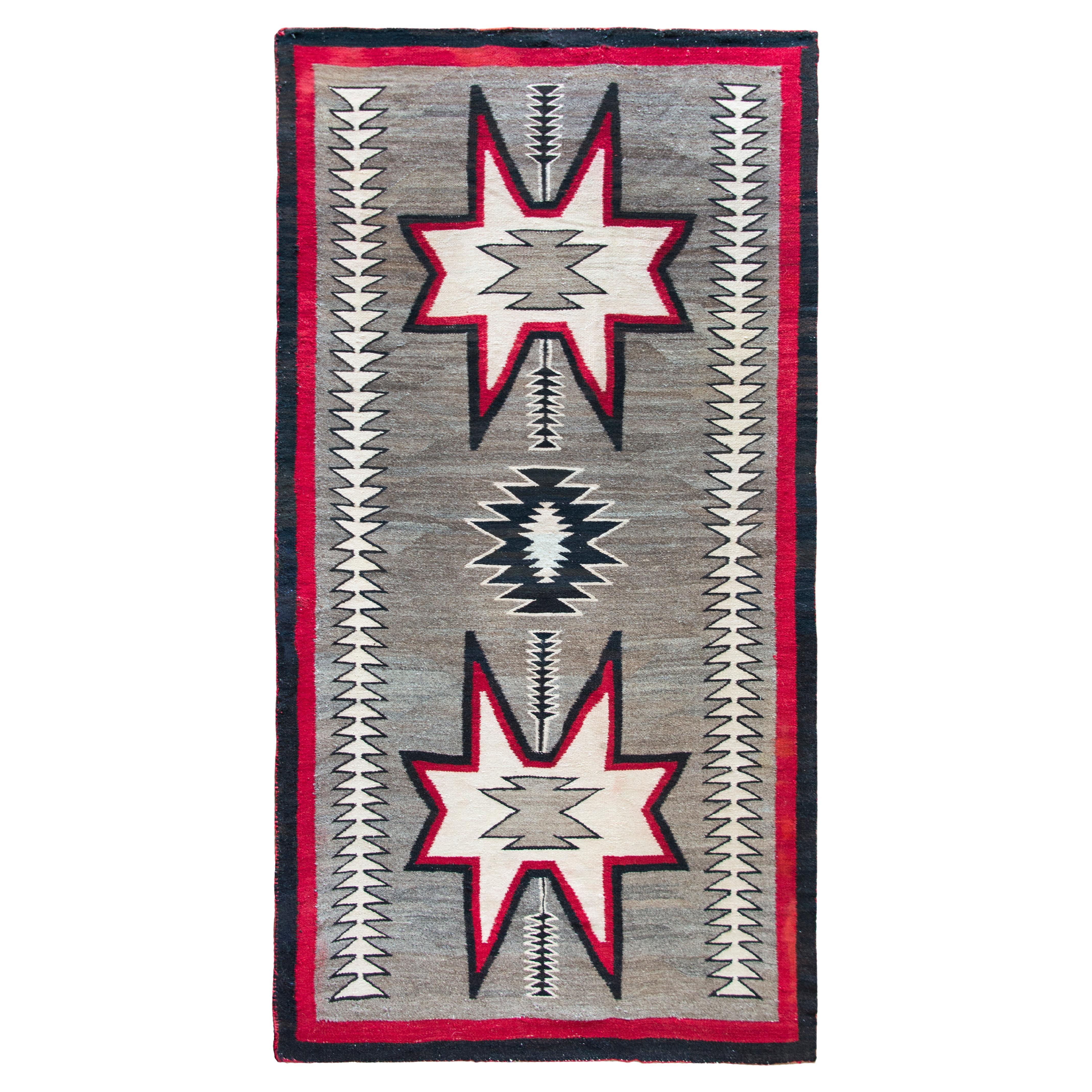 Early 20th Century Navajo Rug For Sale