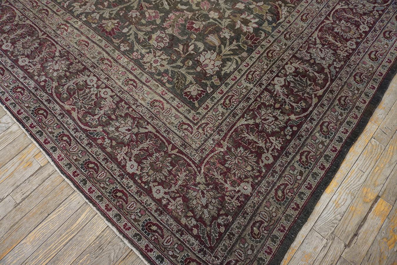 Early 20th Century N.E. Persian Khorassan Moud Carpet (10' x 13'4