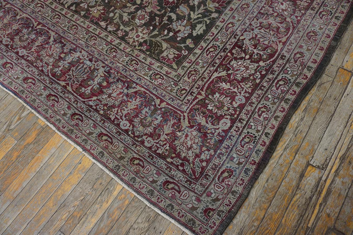 Early 20th Century N.E. Persian Khorassan Moud Carpet (10' x 13'4