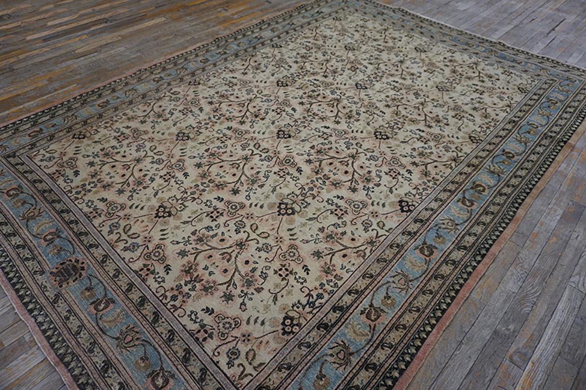 Early 20th Century N.E. Persian Khorassan Moud Carpet (8' 6