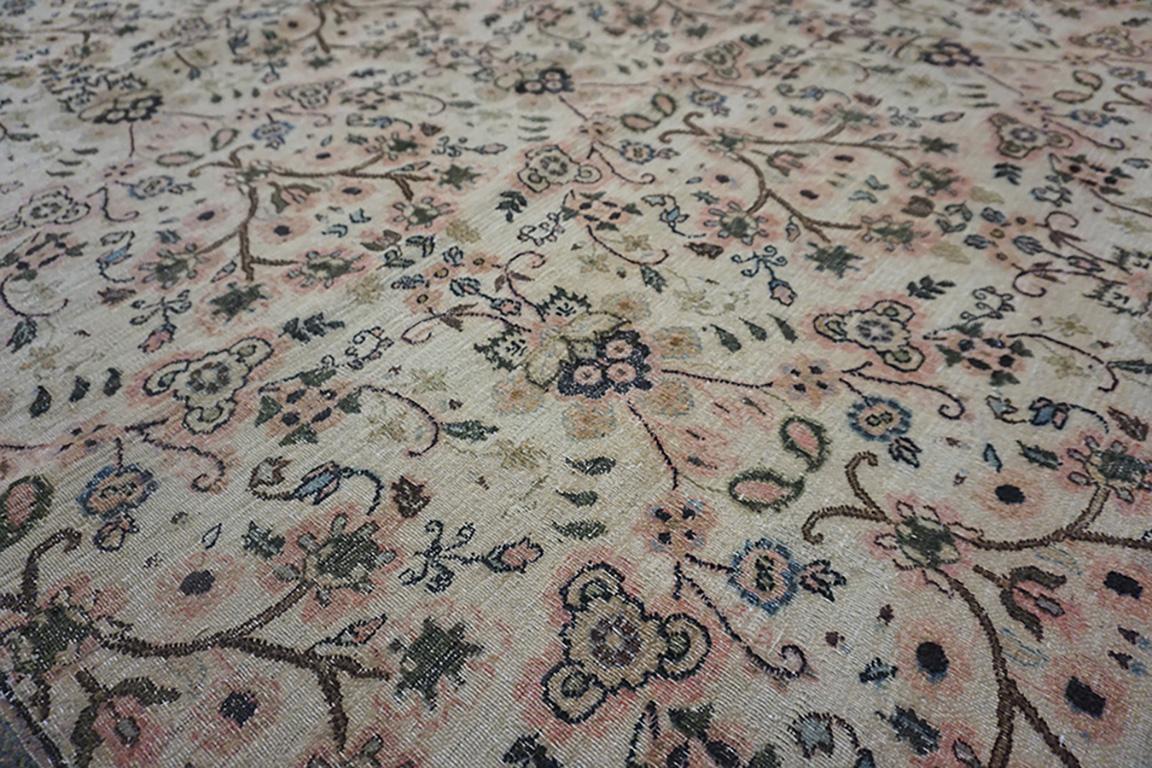 Early 20th Century N.E. Persian Khorassan Moud Carpet (8' 6