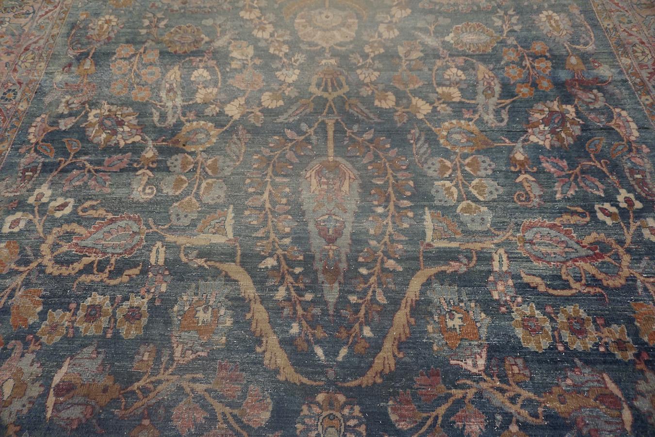 Early 20th Century N.E. Persian Khorassan Moud Carpet (10' x 18'4