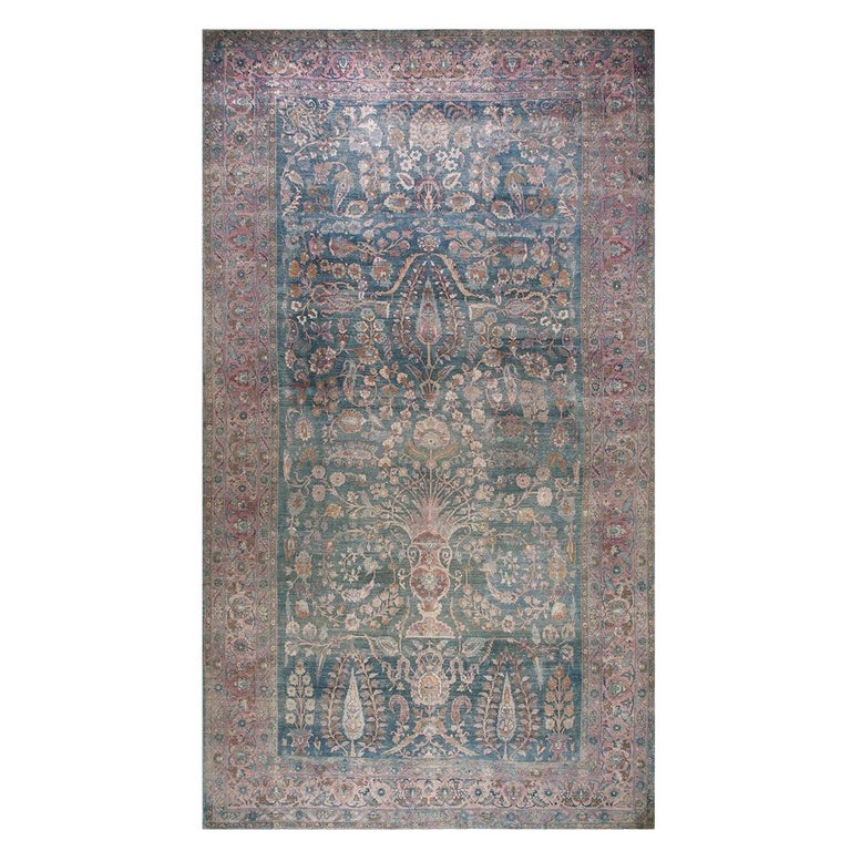 Early 20th Century N.E. Persian Moud Carpet ( 9'2" X 11'10" - 280 x 360 )  For Sale at 1stDibs