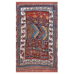 Anfang des 20. Jahrhunderts N.E. Persischer Quchan-Teppich „ Kordi“ ( 3'6''x 6'4'' - 107 x 193)