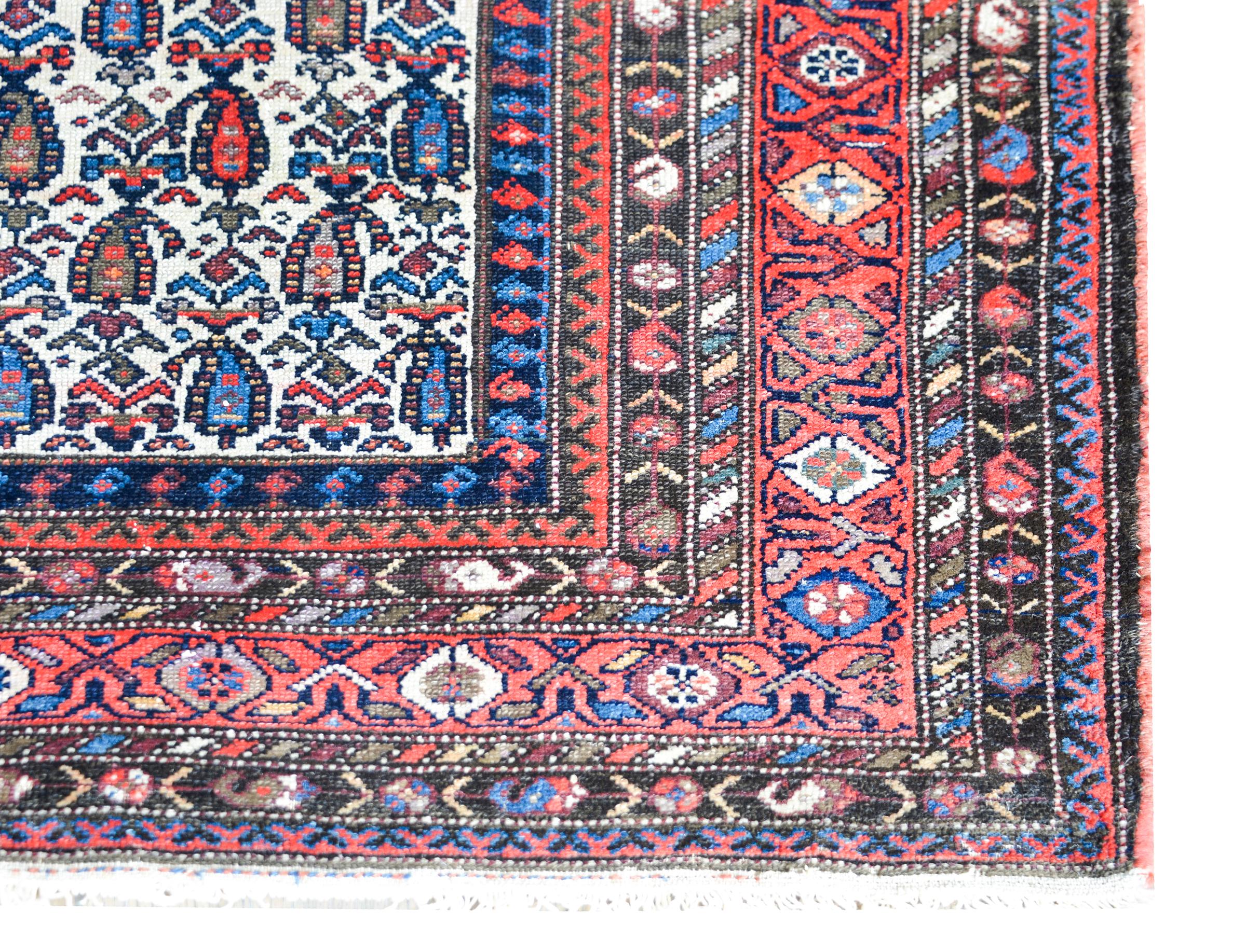 Early 20th Century Nehaband Rug For Sale 4