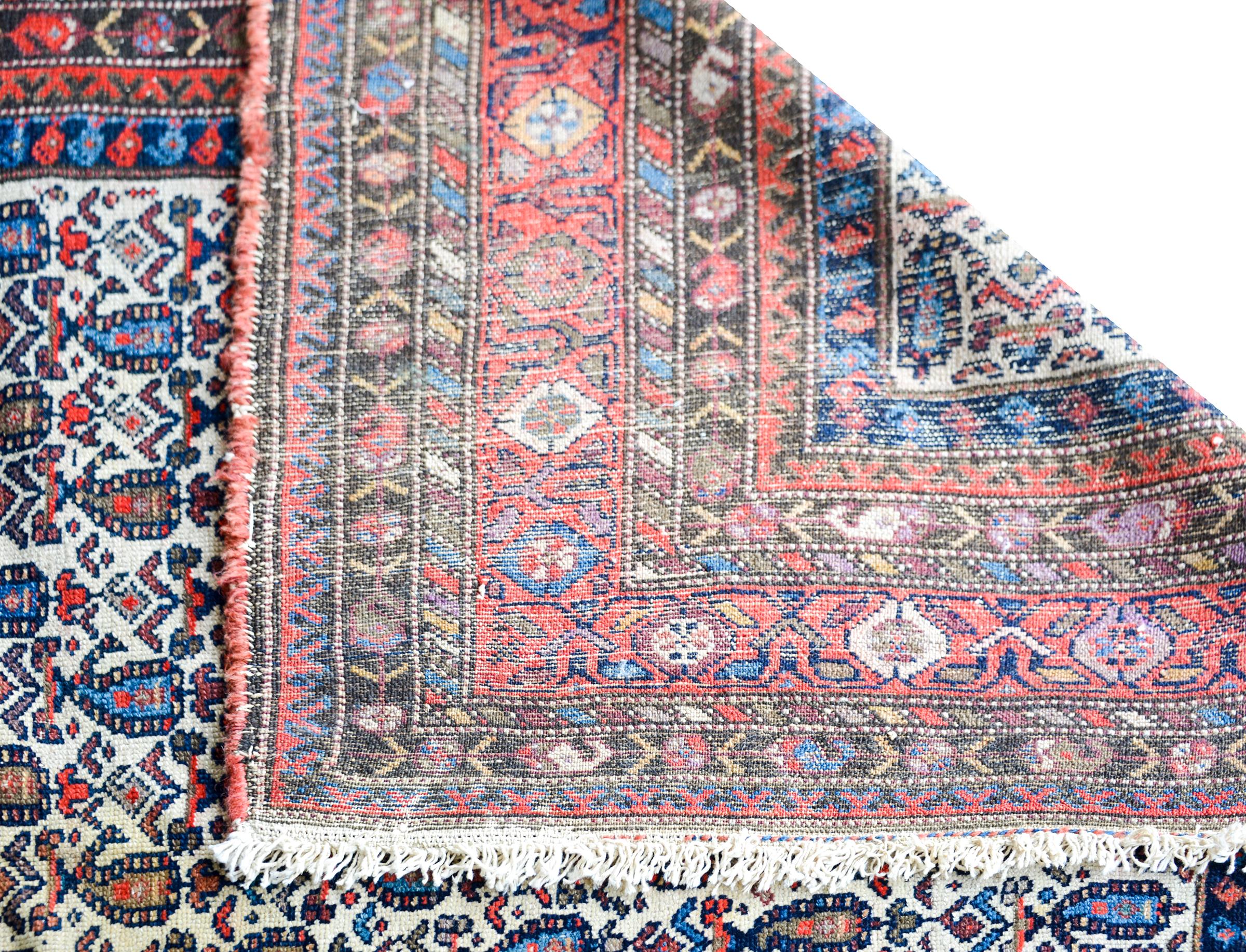 Early 20th Century Nehaband Rug For Sale 5