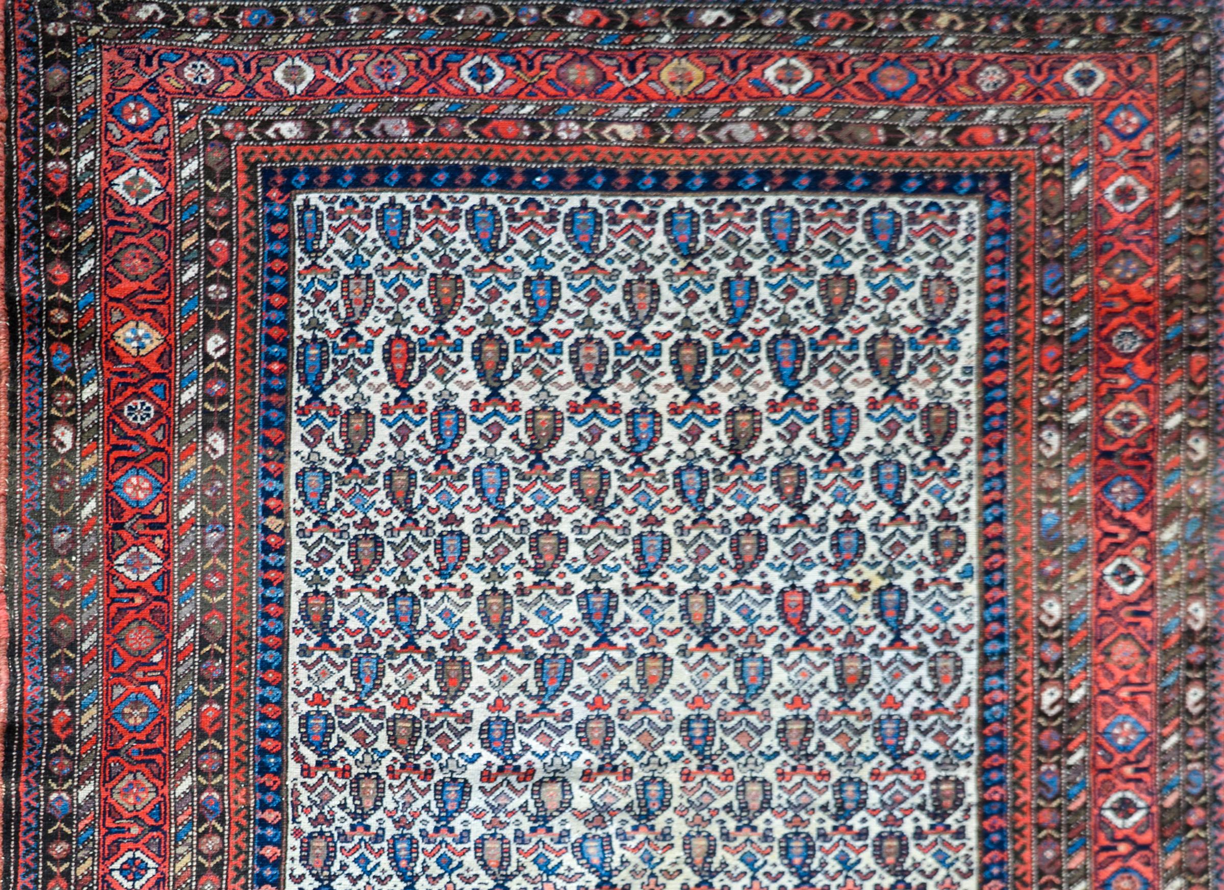 Tribal Early 20th Century Nehaband Rug For Sale