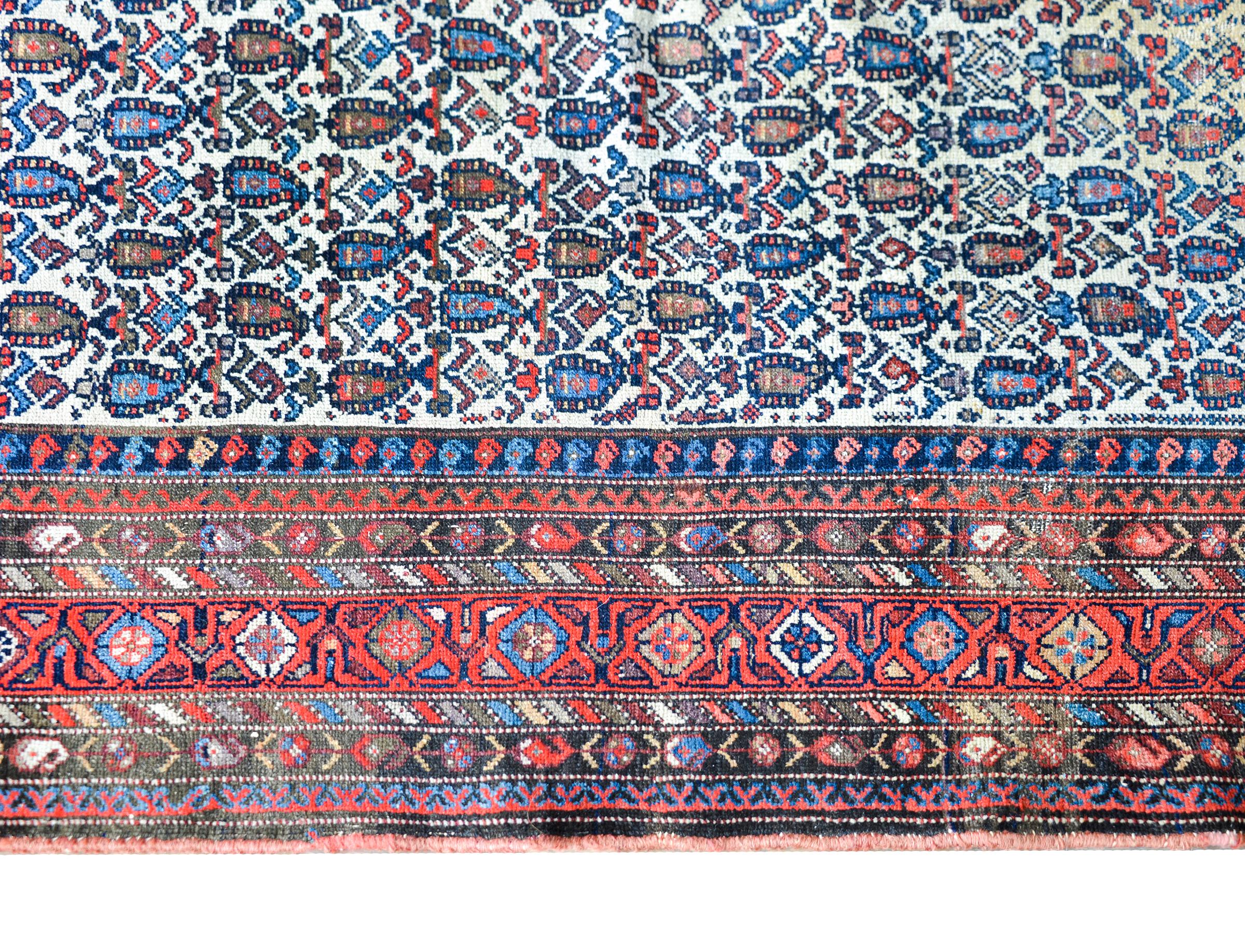 Wool Early 20th Century Nehaband Rug For Sale
