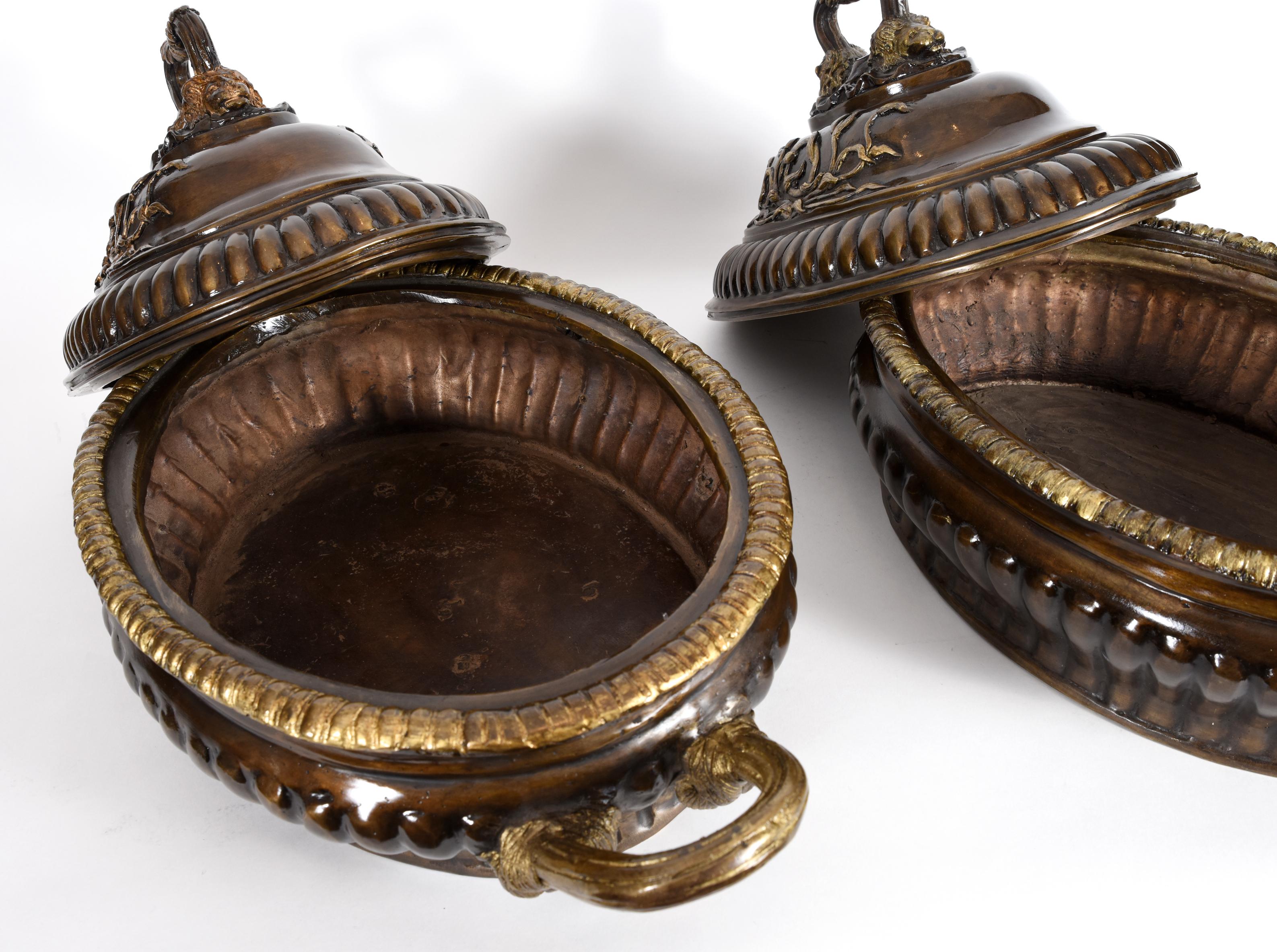 Early 20th Century Neoclassical Style Bronze Centerpieces 6
