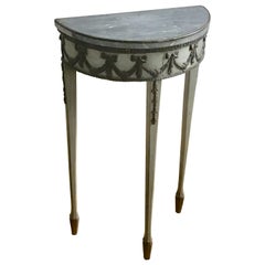 Early 20th Century Neoclassical Style Marble Gilt Metal Mounted Console Table