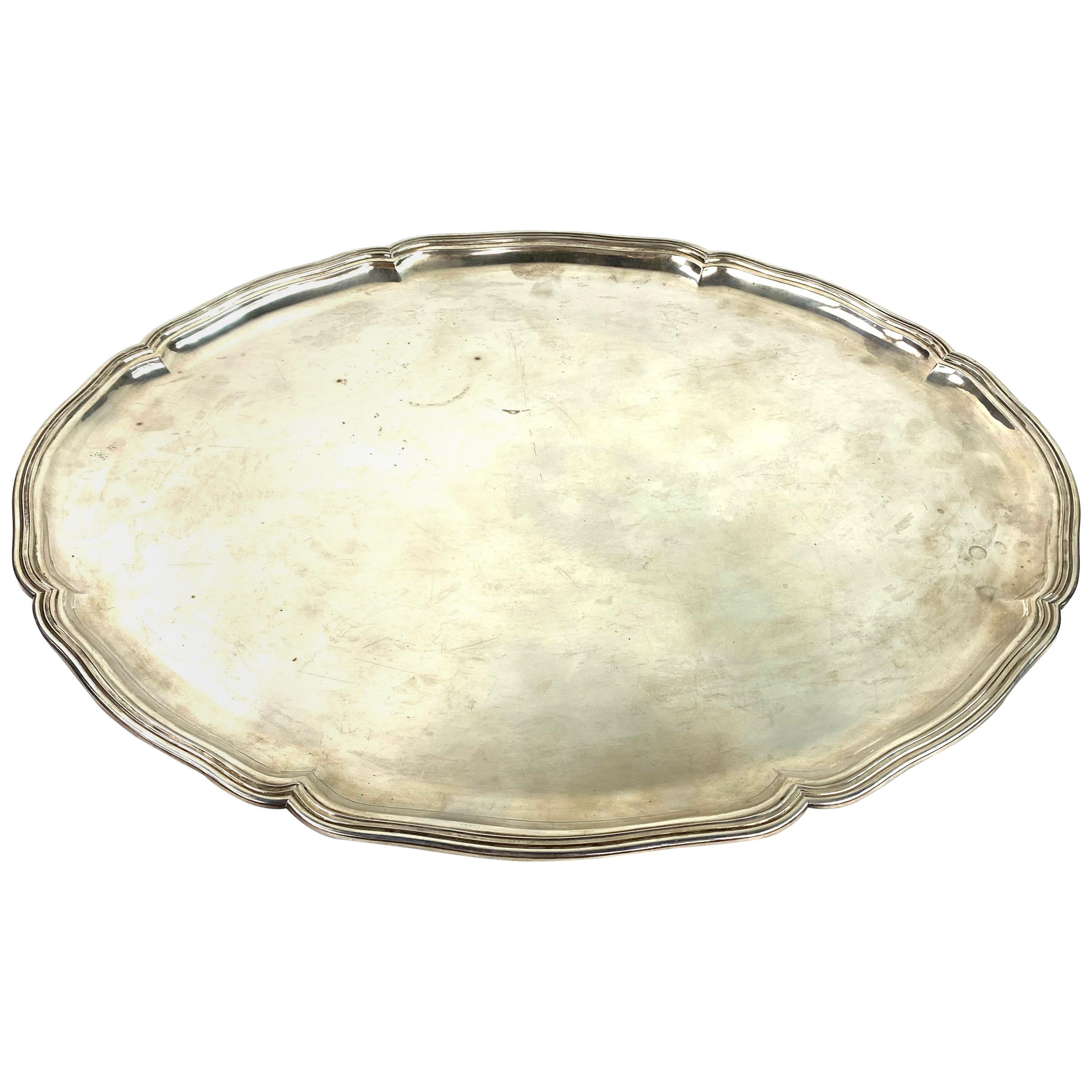 Buccellati Round Sterling Silver Serving Tray 14 1/2" at 1stDibs — free download