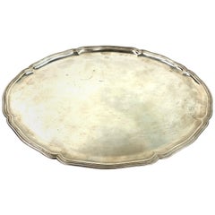 Early 20th Century Netter Mannheim Silver Serving Tray