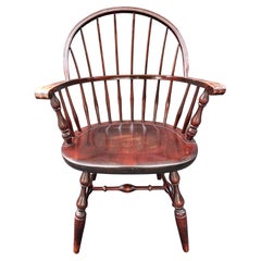 Early 20th Century Nichols and Stone Barrel Back Windsor Armchair