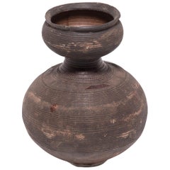 Nigerian Nupe Gourd-Form Water Vessel, c. 1900